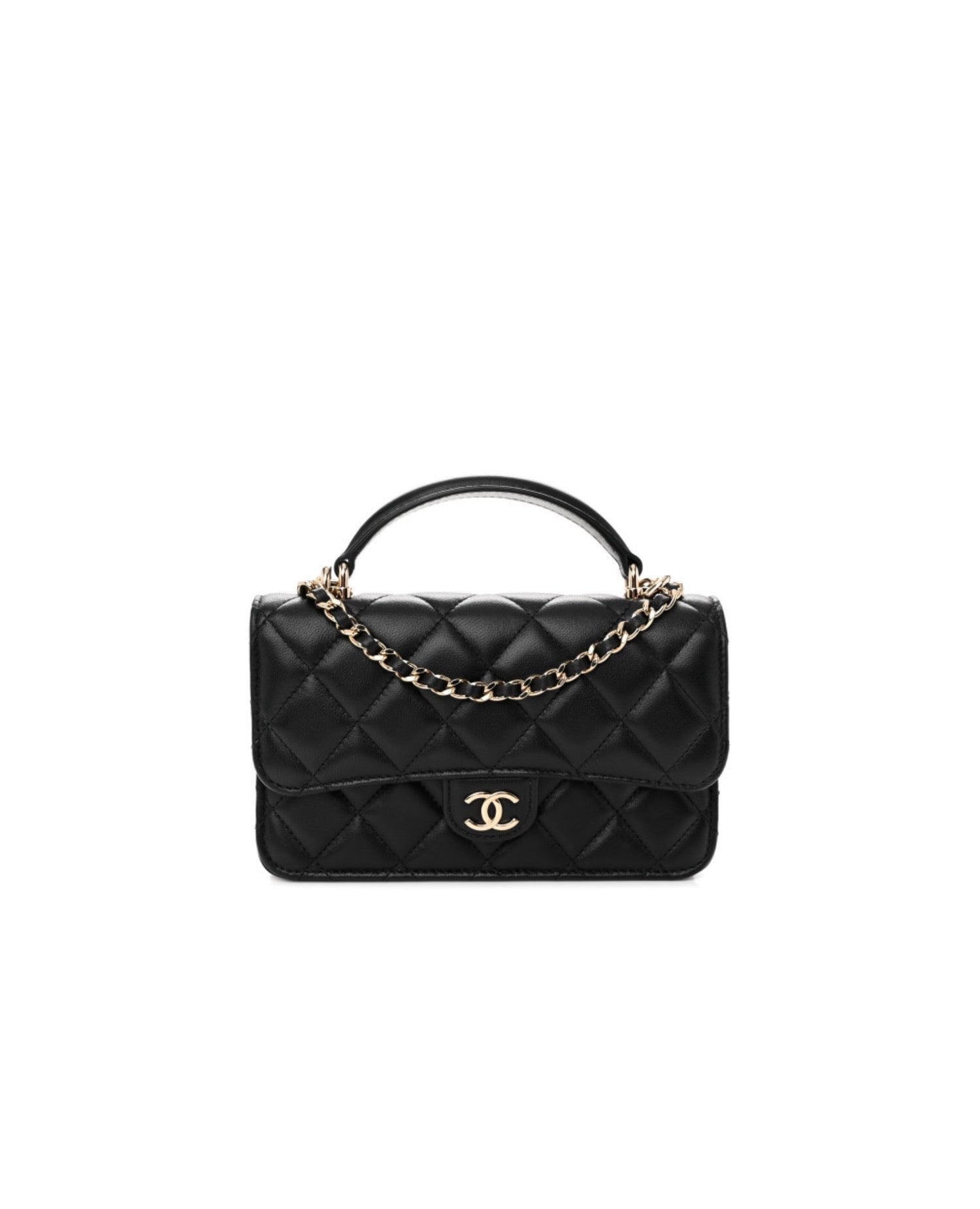 حامل هاتف كوكو فلاب مع سلسلة باللون الأسود