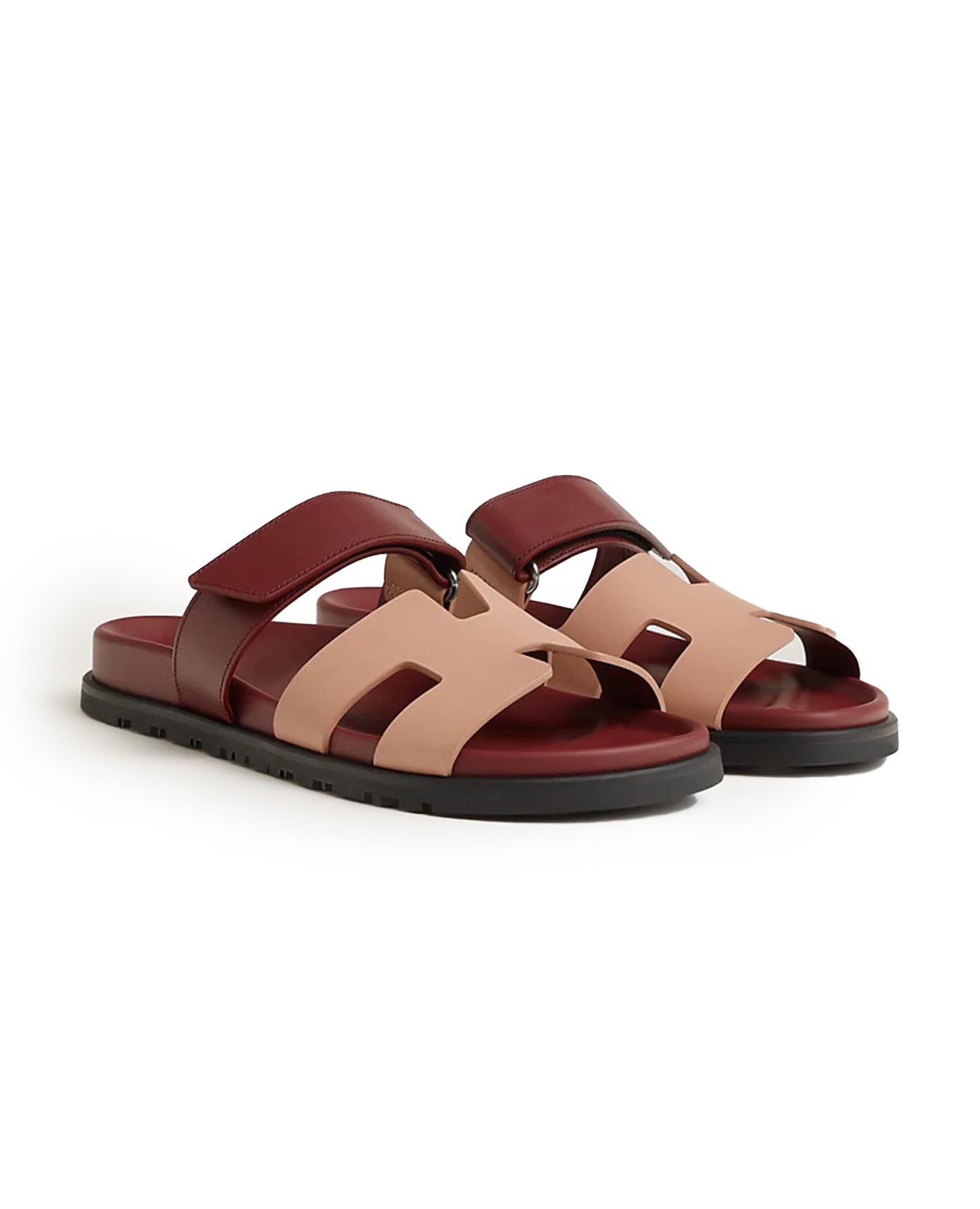 HMS Chypre Sandal Beige Perlino / Rouge H
