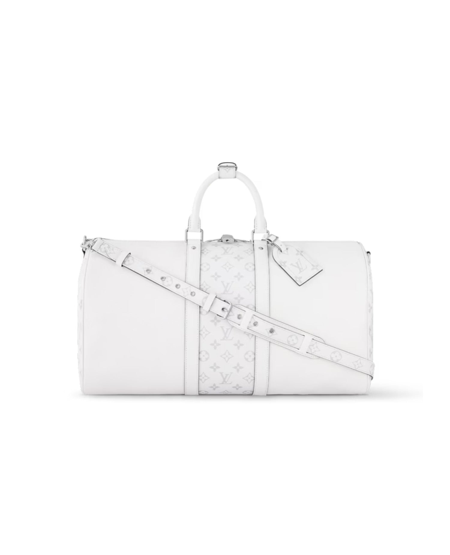 Louis Vuitton Keepall 50 White