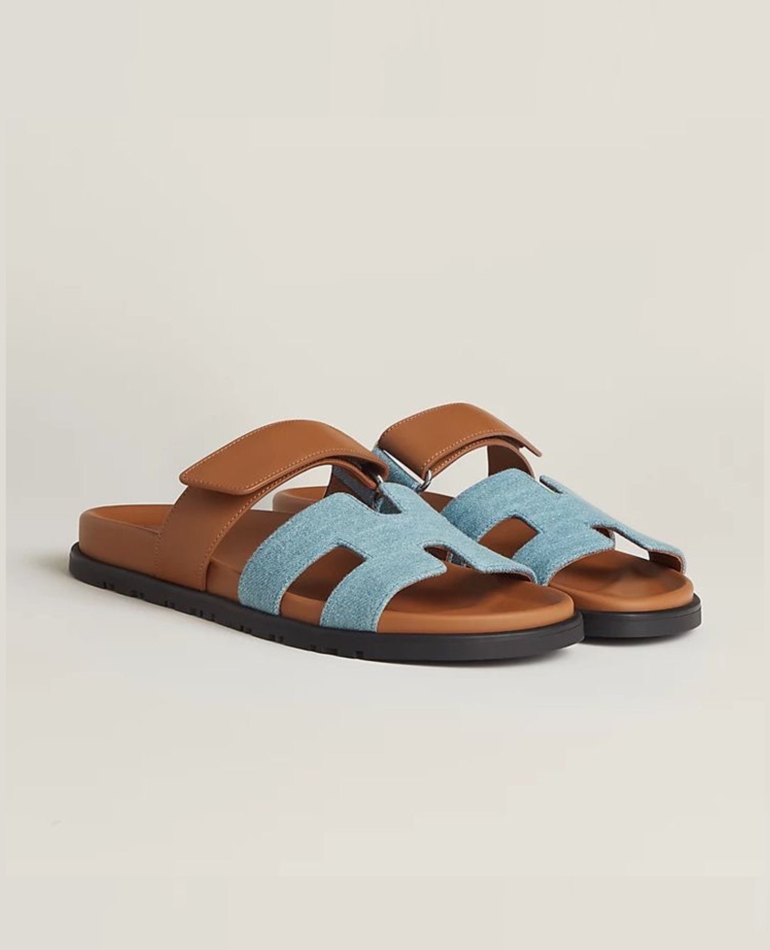 Hermès Chypre Sandal Bleu Clair / Naturel