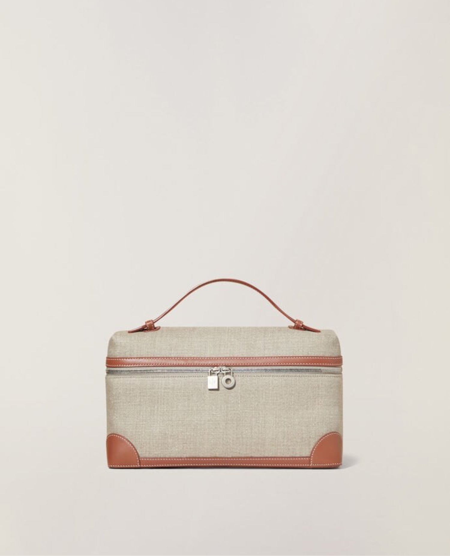 Loro Piana Extra Pocket Pouch L27 Beige / Brown