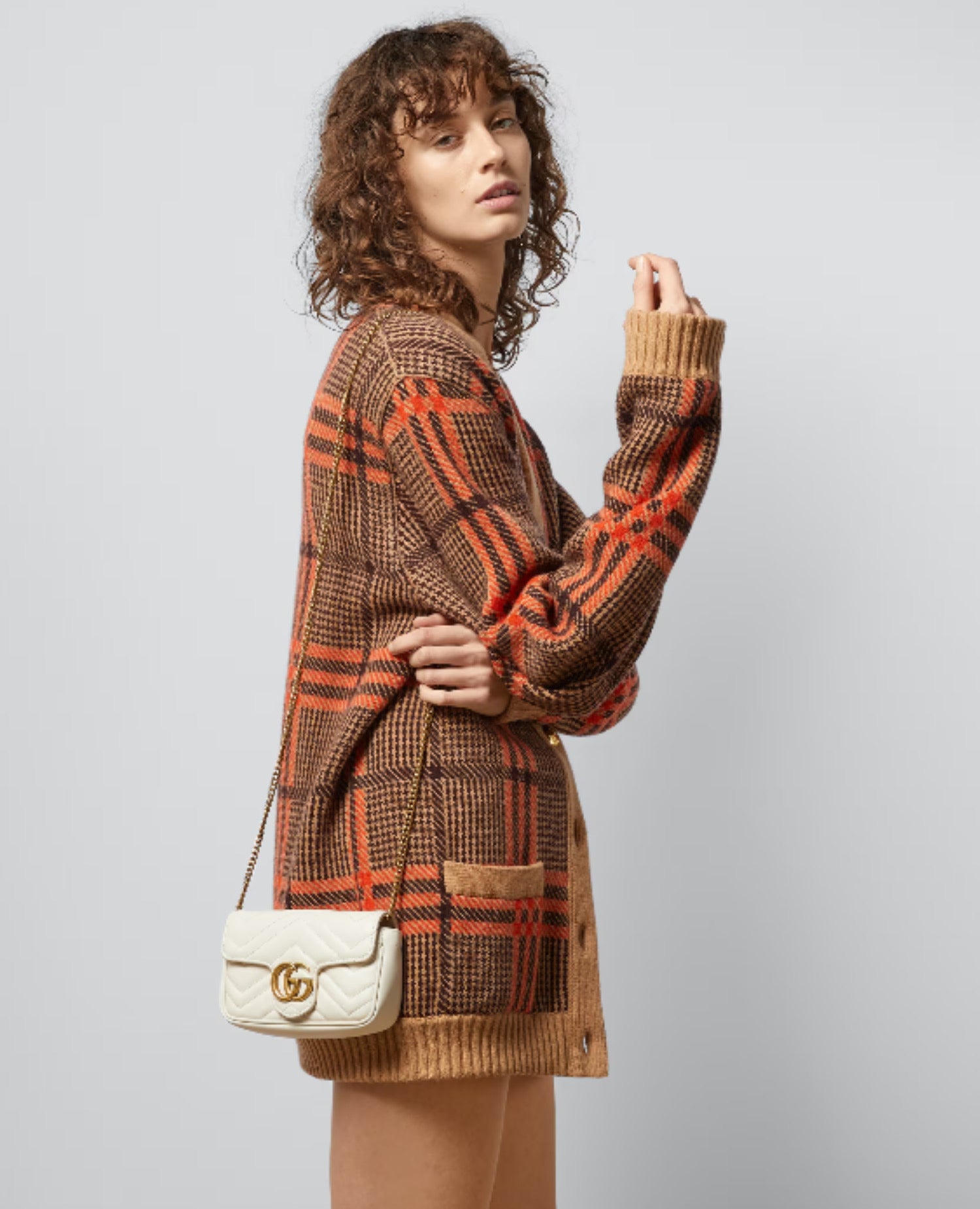 Gucci GG Marmont Super Mini Bag White