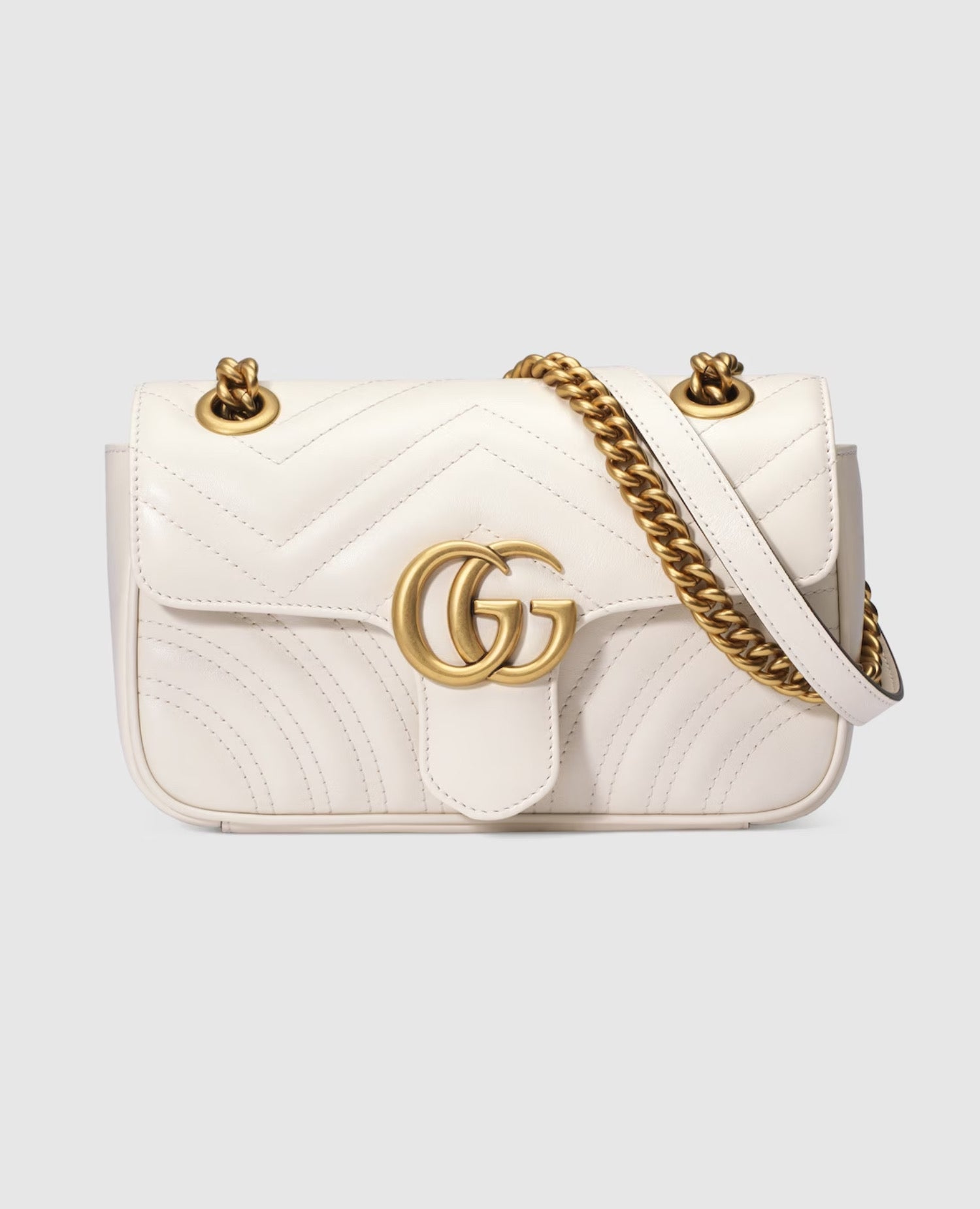 Gucci GG Marmont Mini Bag White