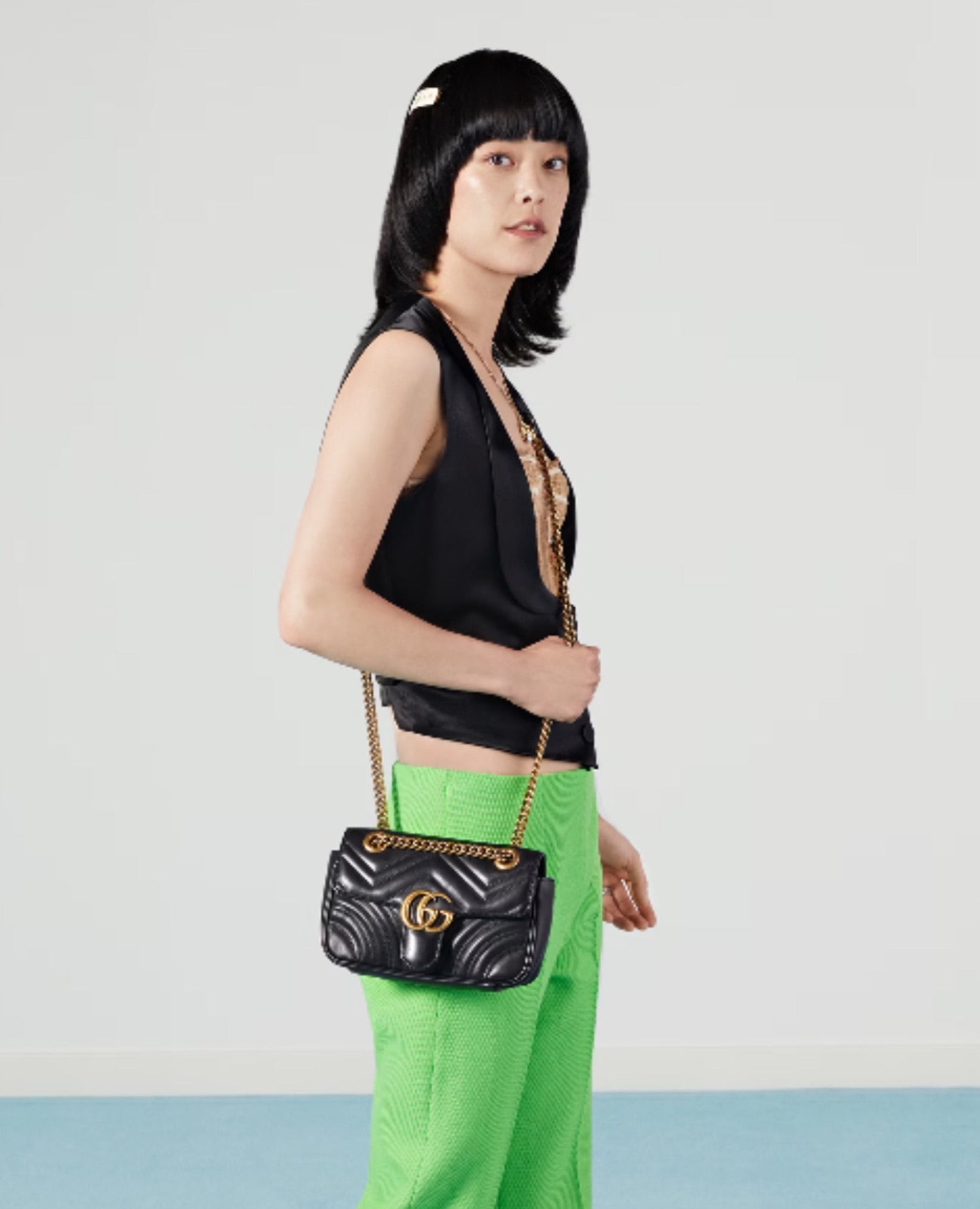 حقيبة غوتشي جي جي مارمونت ماتيلاسيه الصغيرة