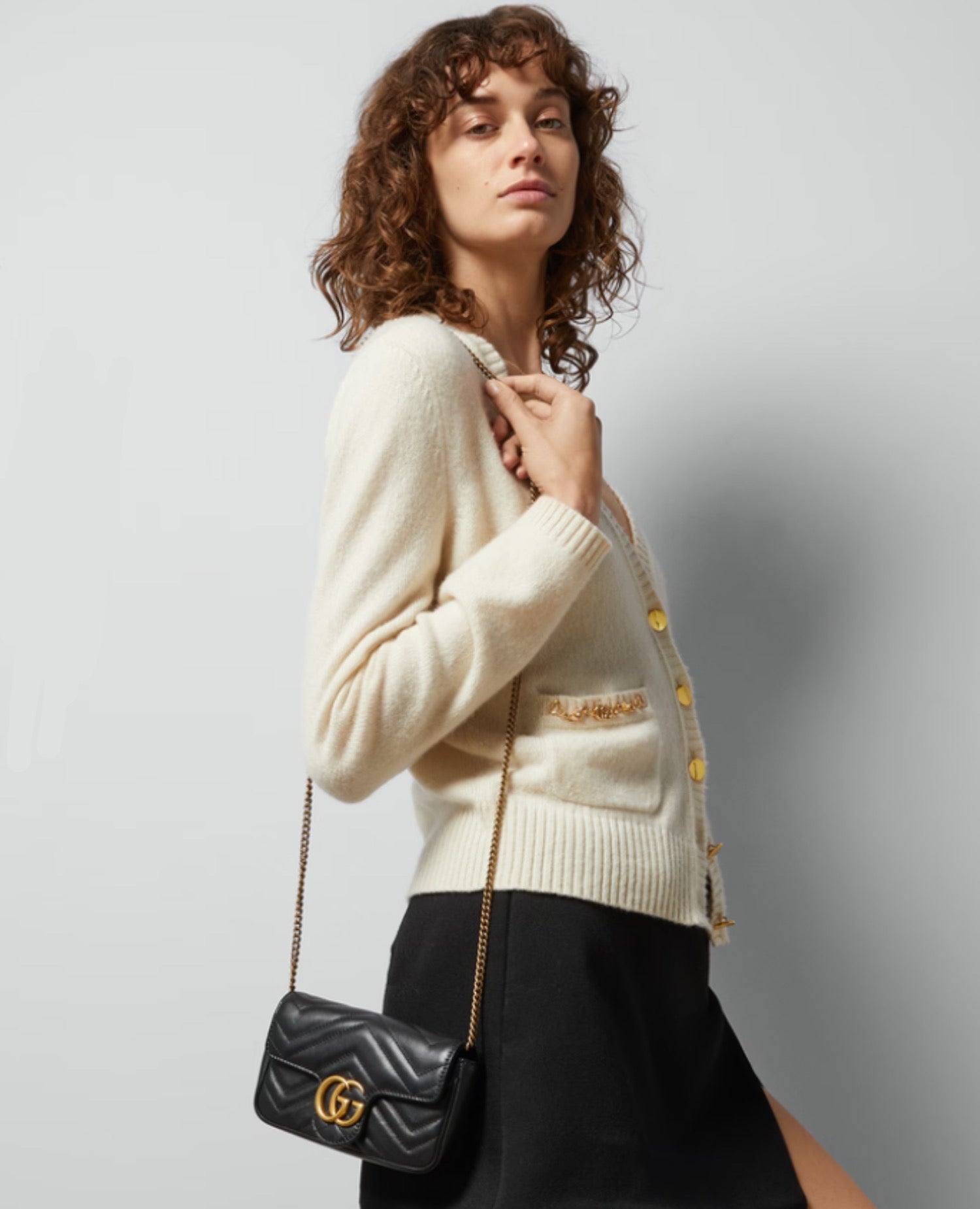 Gucci GG Marmot Super Mini Bag Black