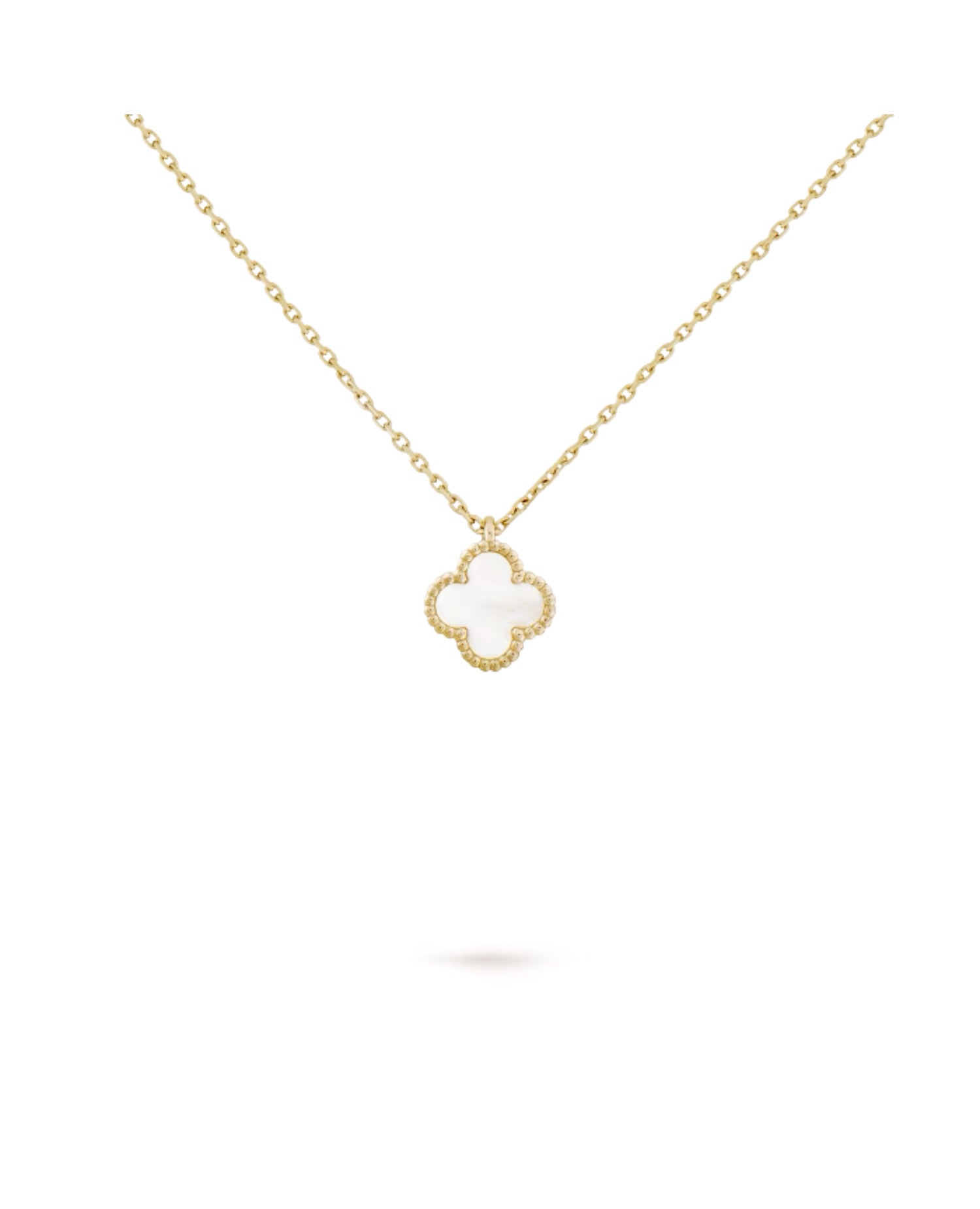 Van Cleef Sweet Alhambra pendant, yellow gold, Mother-of-pearl
