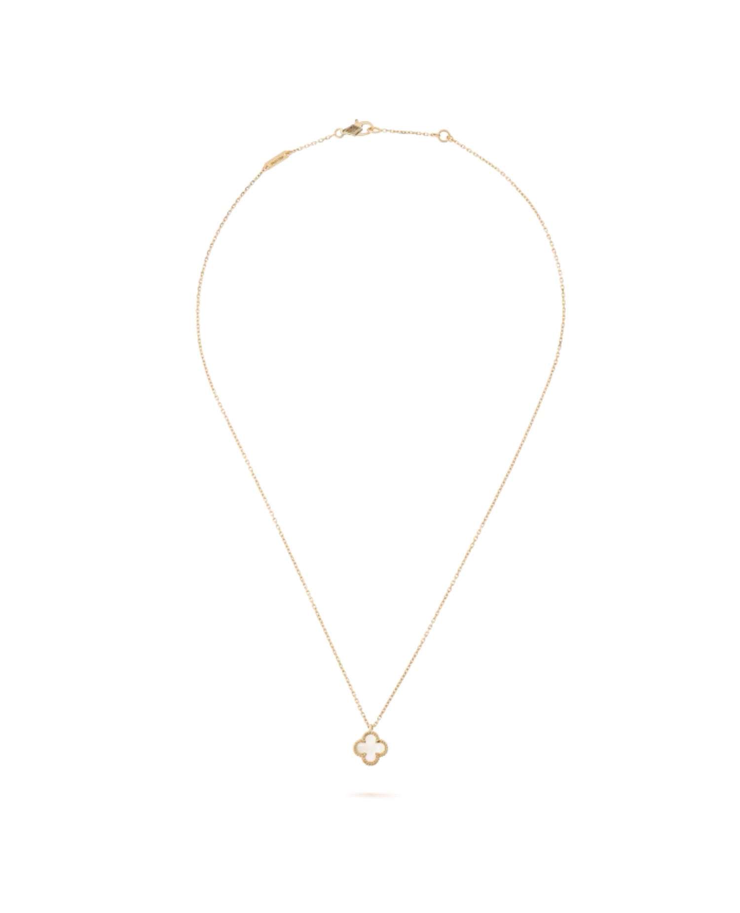 Van Cleef Sweet Alhambra pendant, yellow gold, Mother-of-pearl