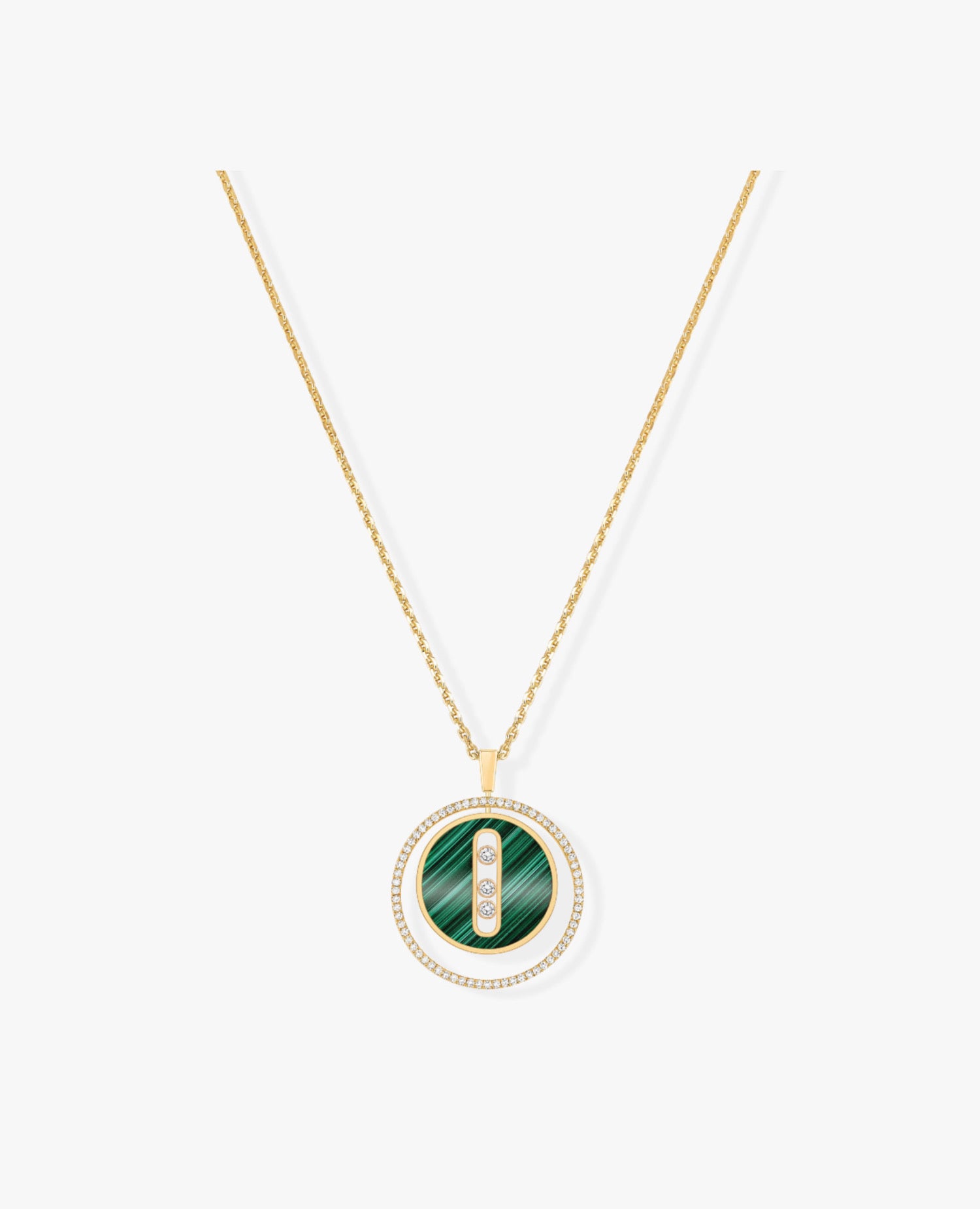 Messika Lucky Move MM Necklace Green