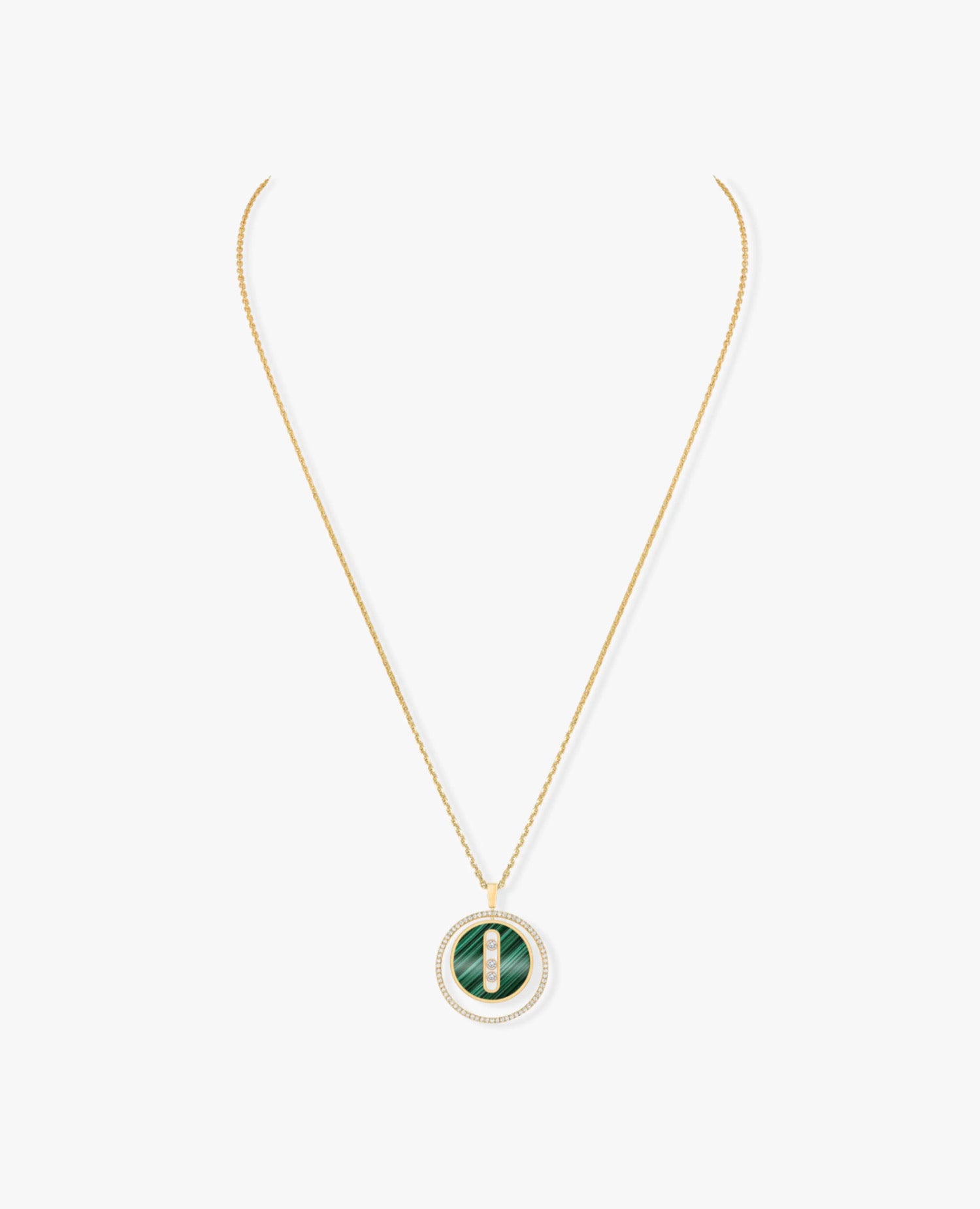 Messika Lucky Move MM Necklace Green