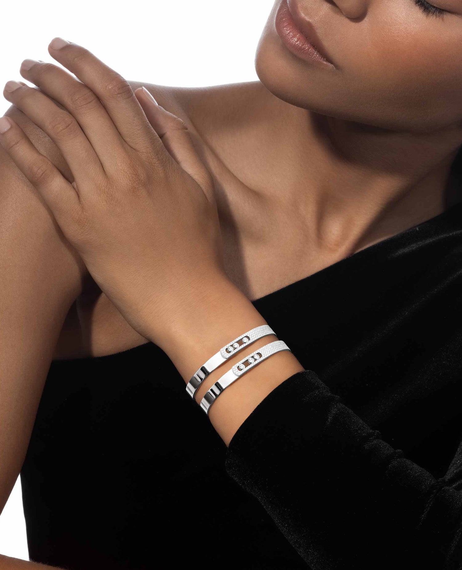 Messika Move Noa Pavé Bracelet Silver