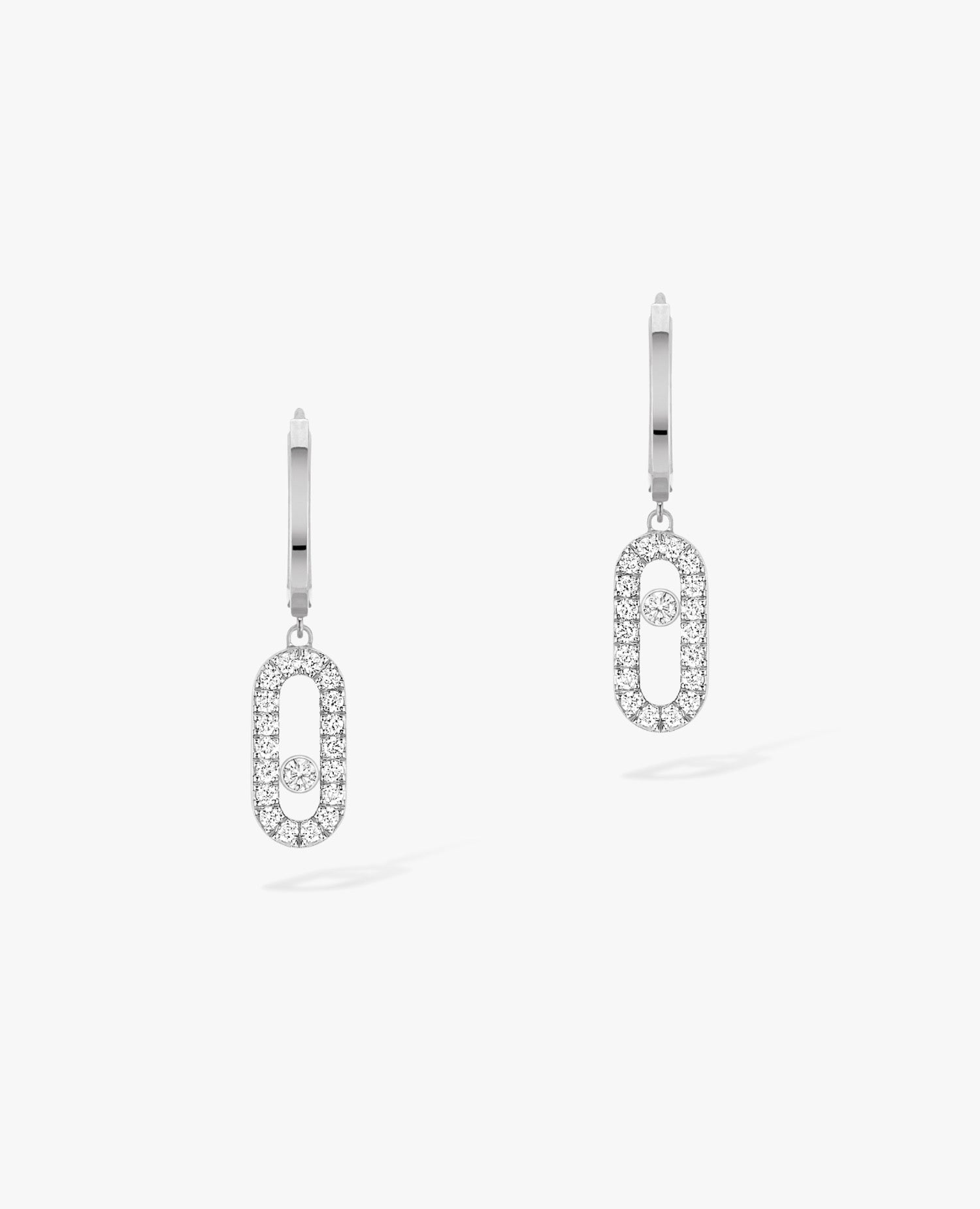 Messika Move Uno Hoop Earrings Silver