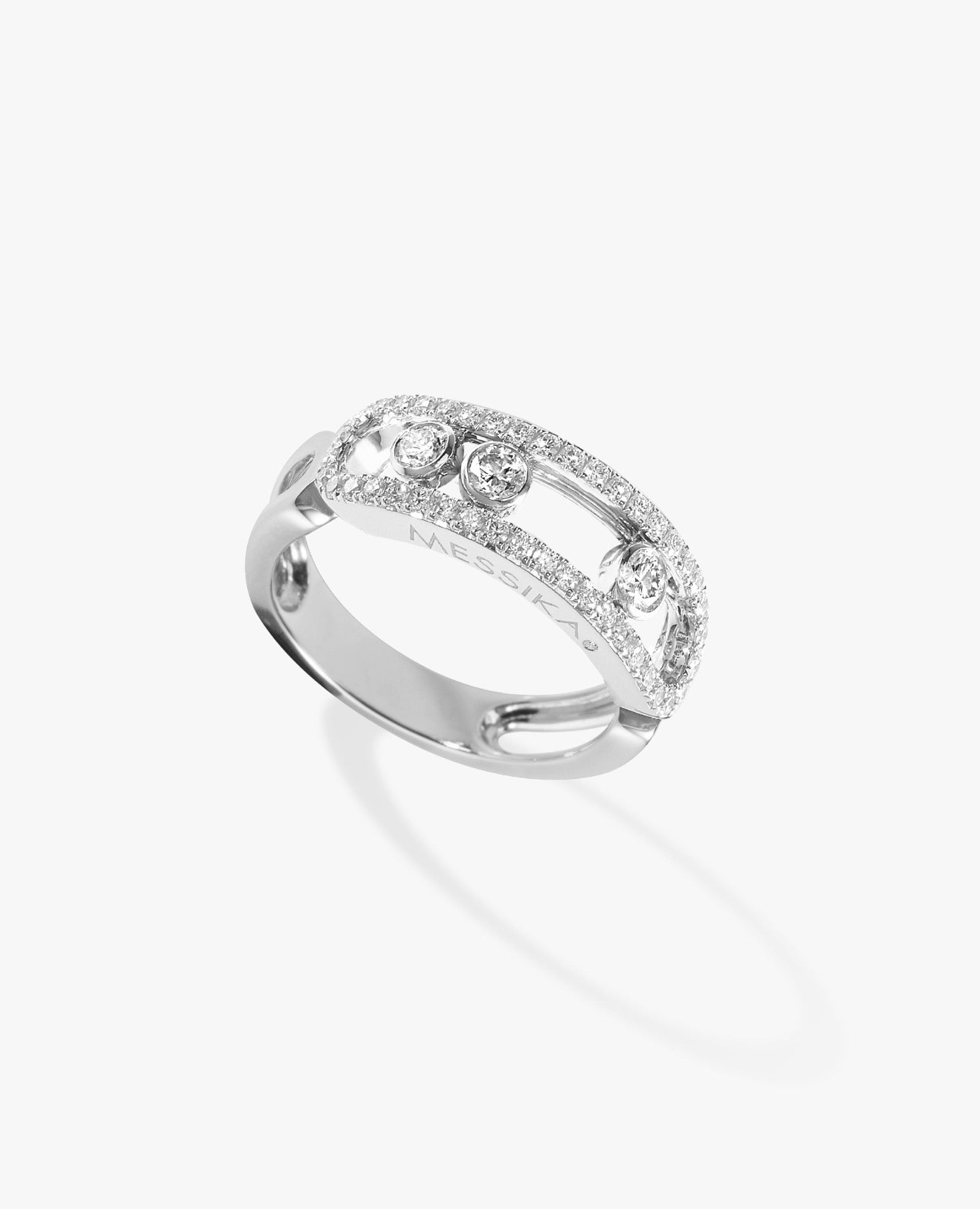 Messika Move Classique Pavé Ring Silver