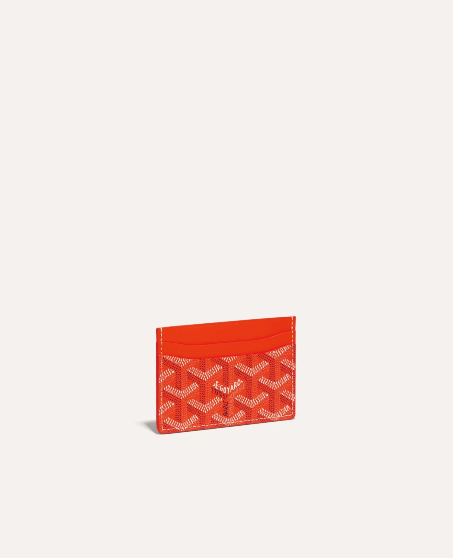 Goyard Saint-Sulpice Card Wallet Orange