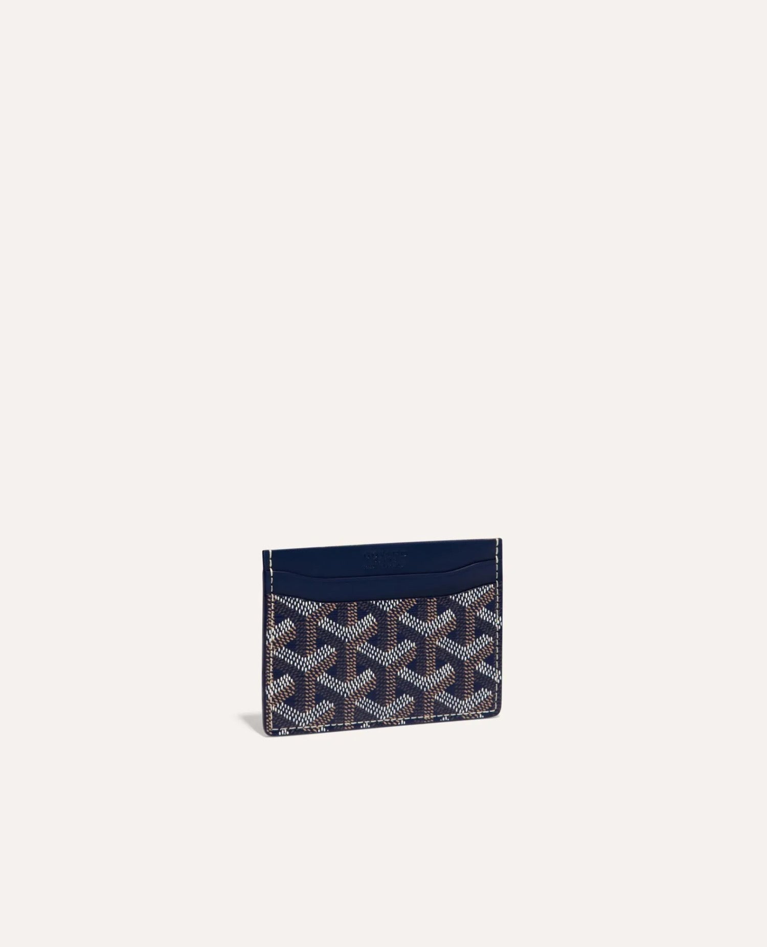 Goyard Saint-Sulpice Card Wallet Navy Blue