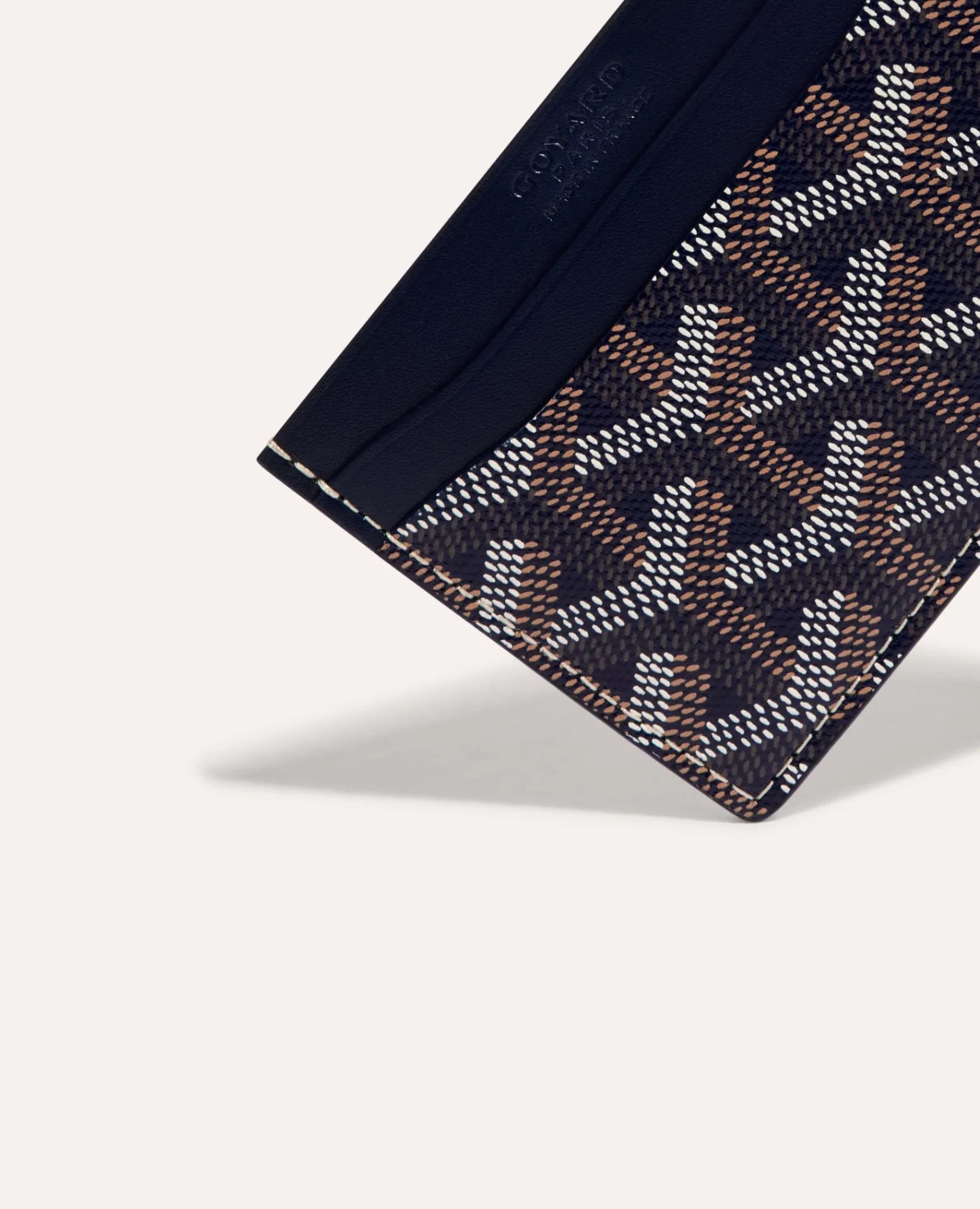 Goyard Saint-Sulpice Card Wallet Navy Blue