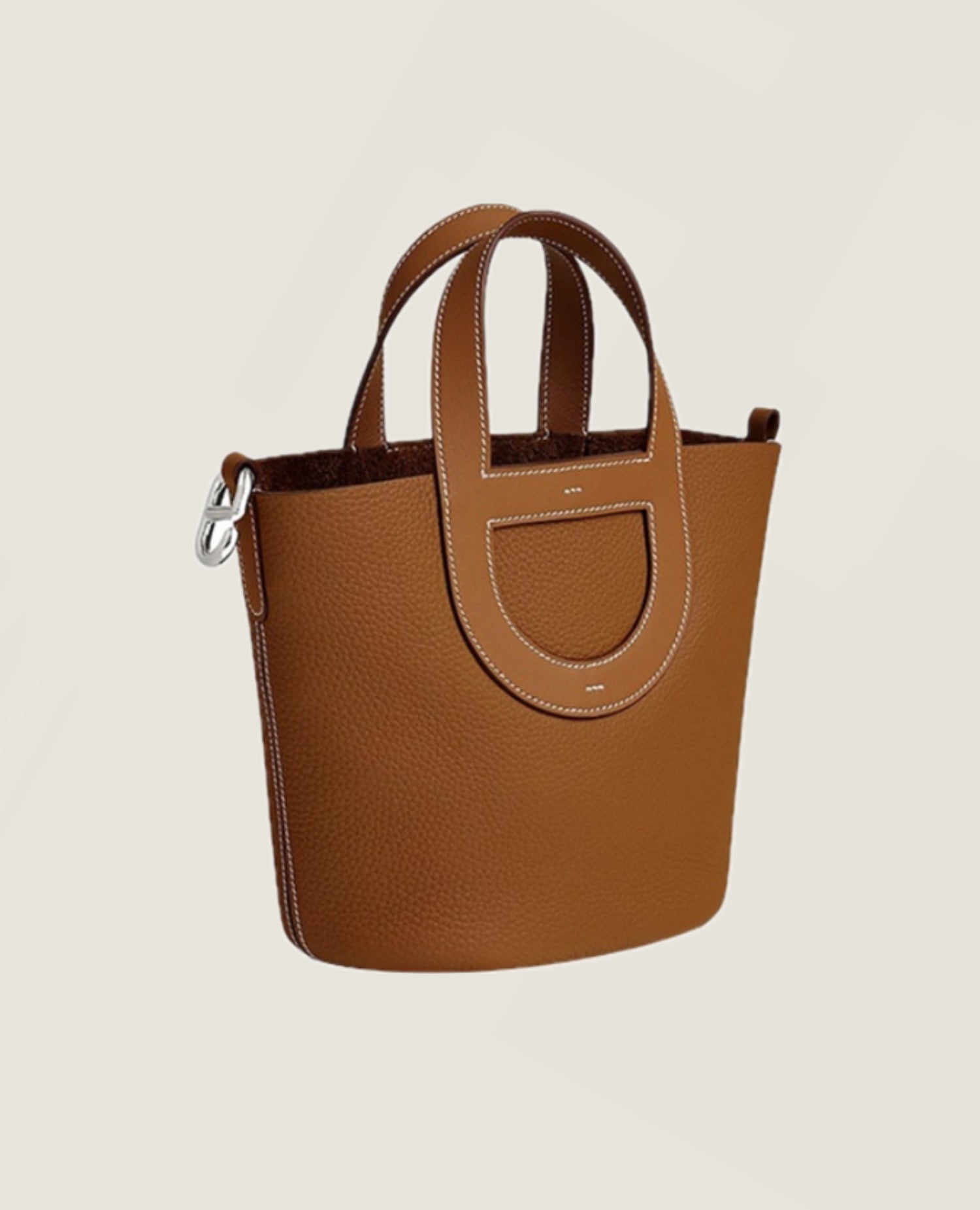 Hermès In-The-Loop 18 Bag Brown Silver