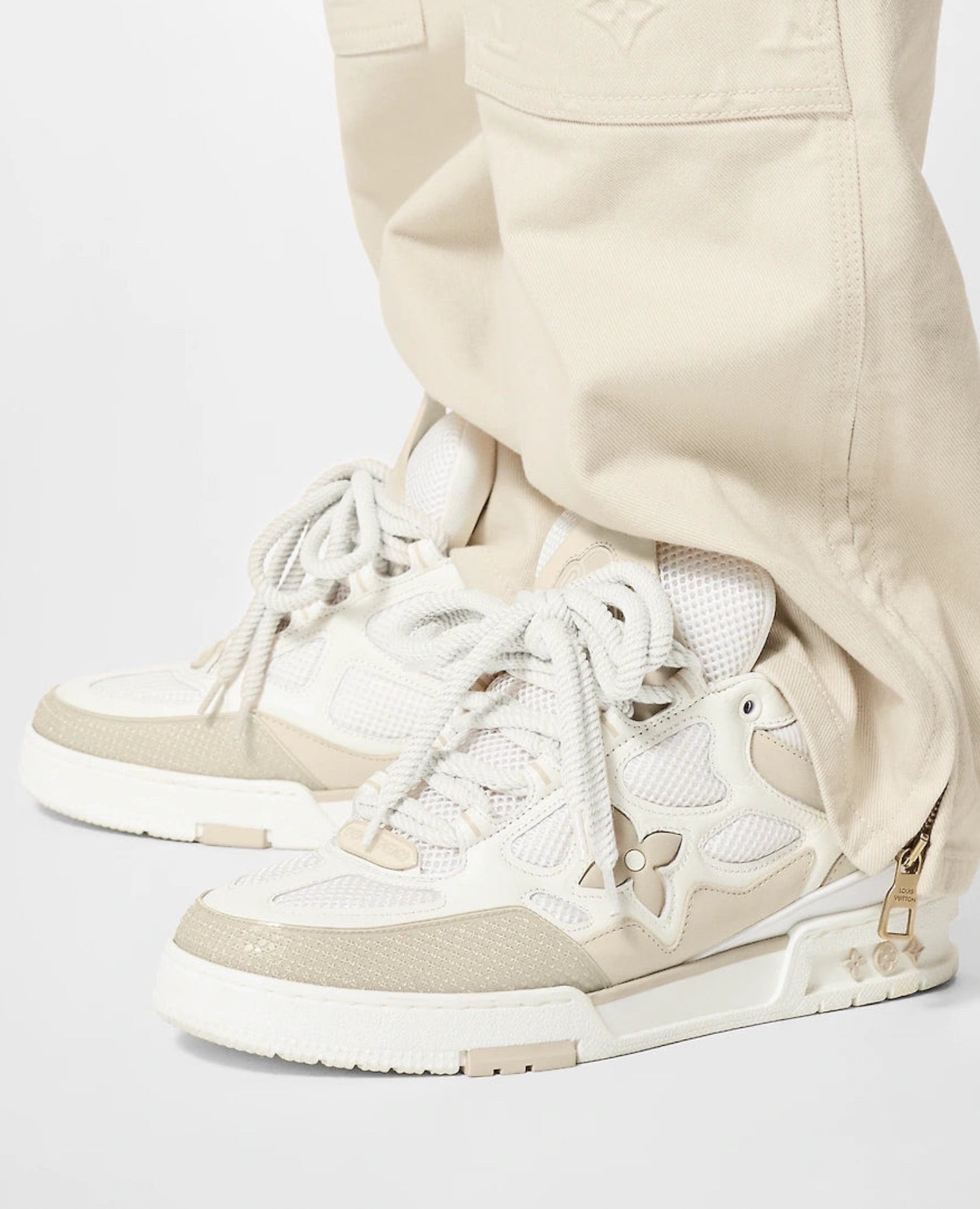 Louis Vuitton Skate Sneakers Beige