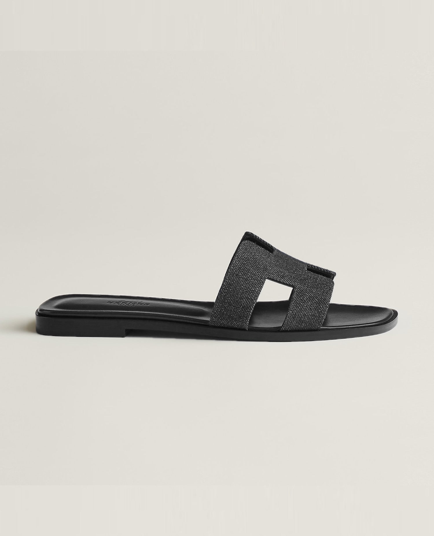 Hermès Oran Sandal Dark Denim