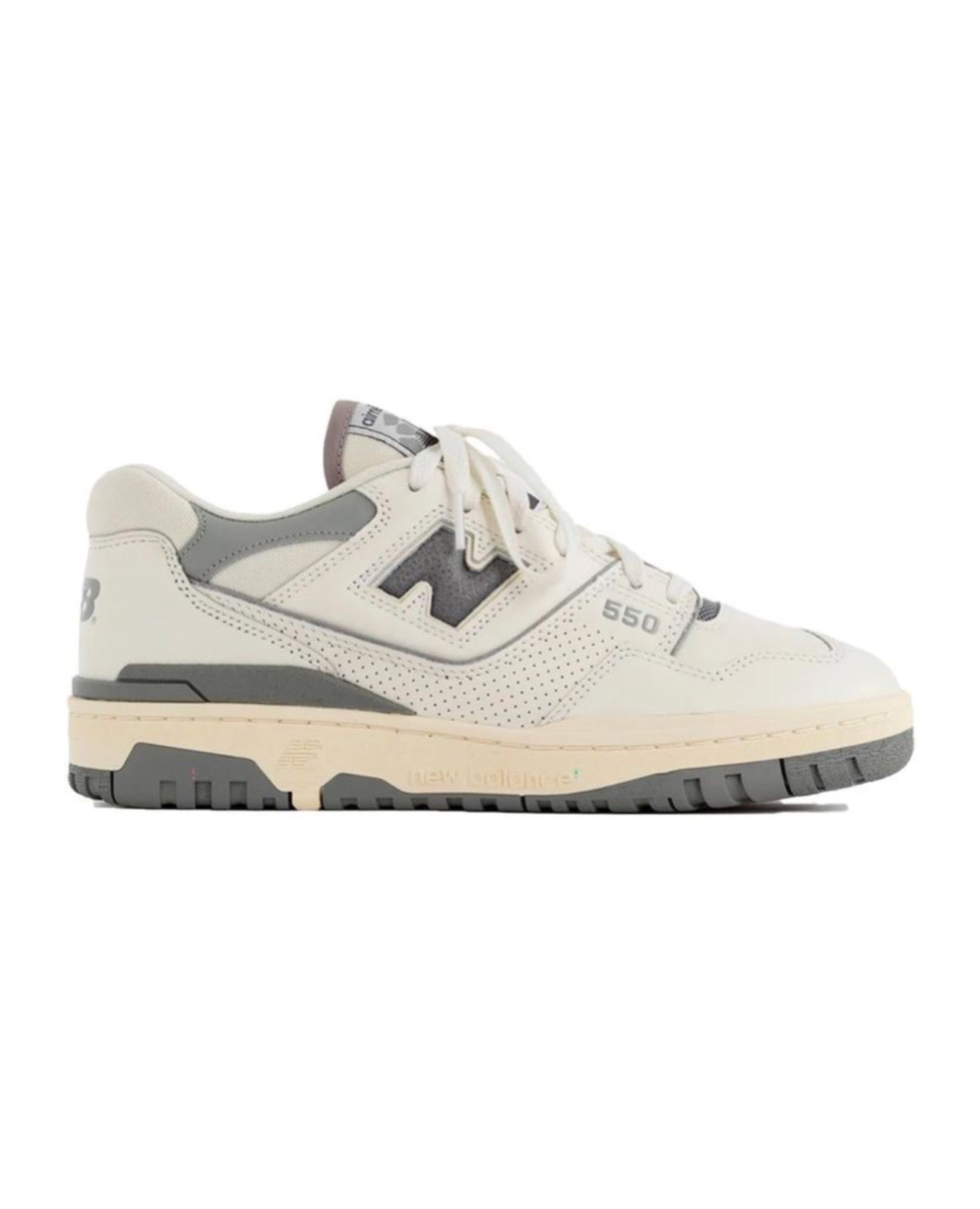حذاء نيو بالانس 550 ايمي ليون دوري أبيض رمادي
