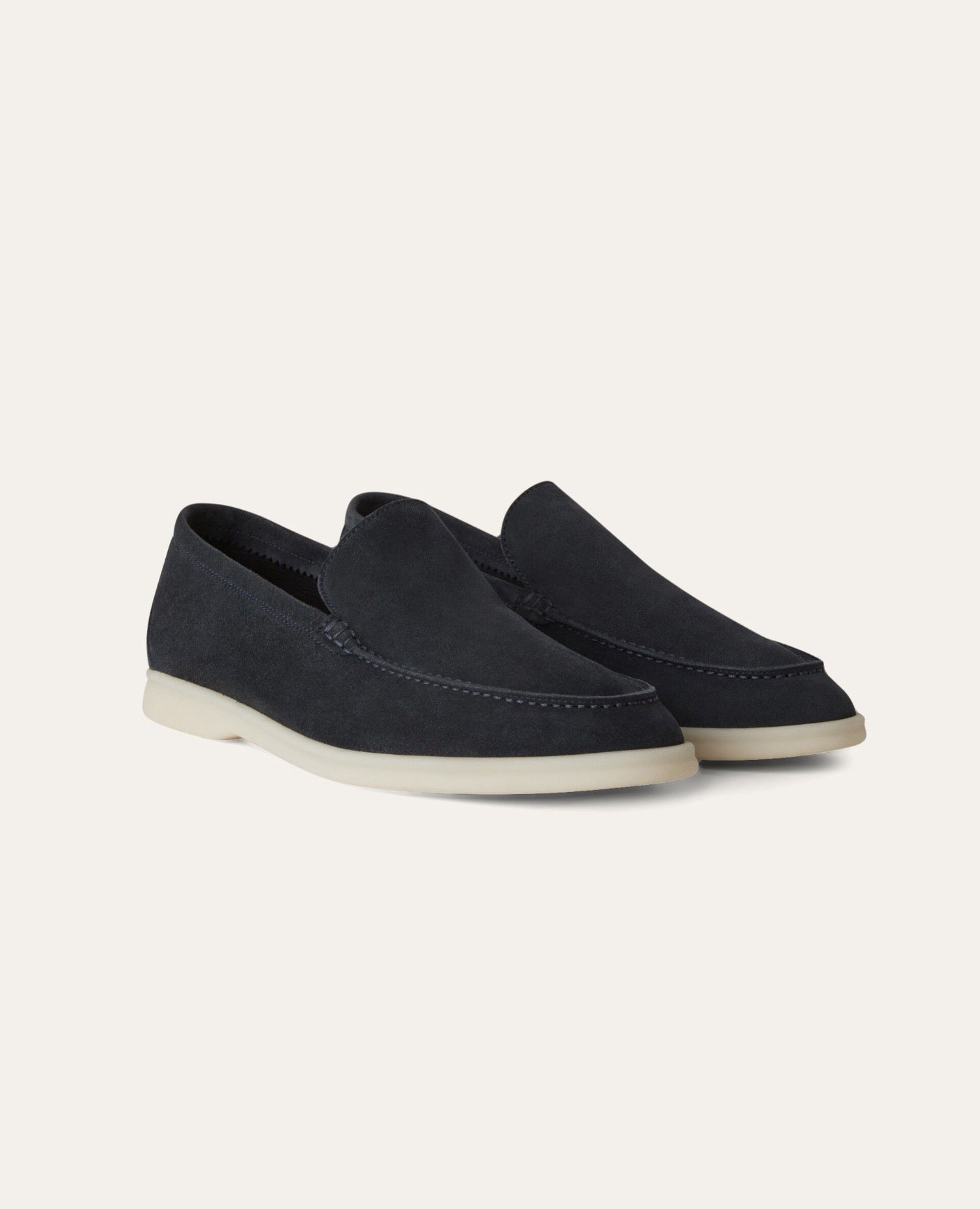 Loro Piana Summer Walk Loafer Navy Blue