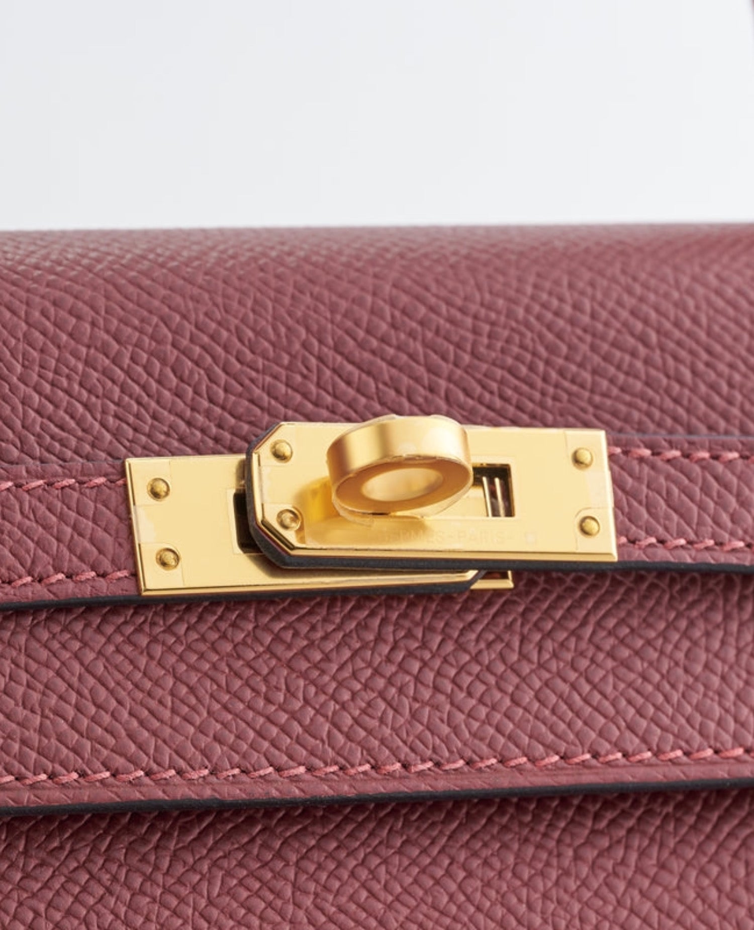 Hermès Kelly 25 Epsom Rouge H