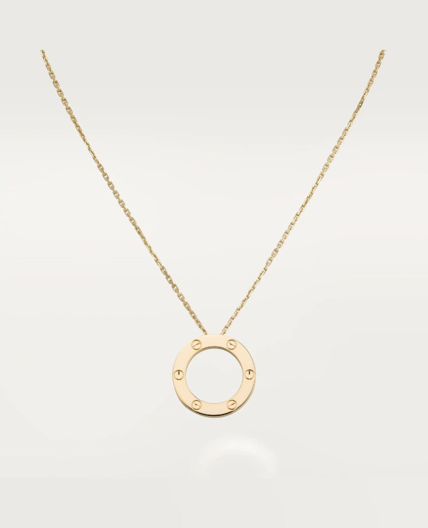 Cartier Love Necklace Gold