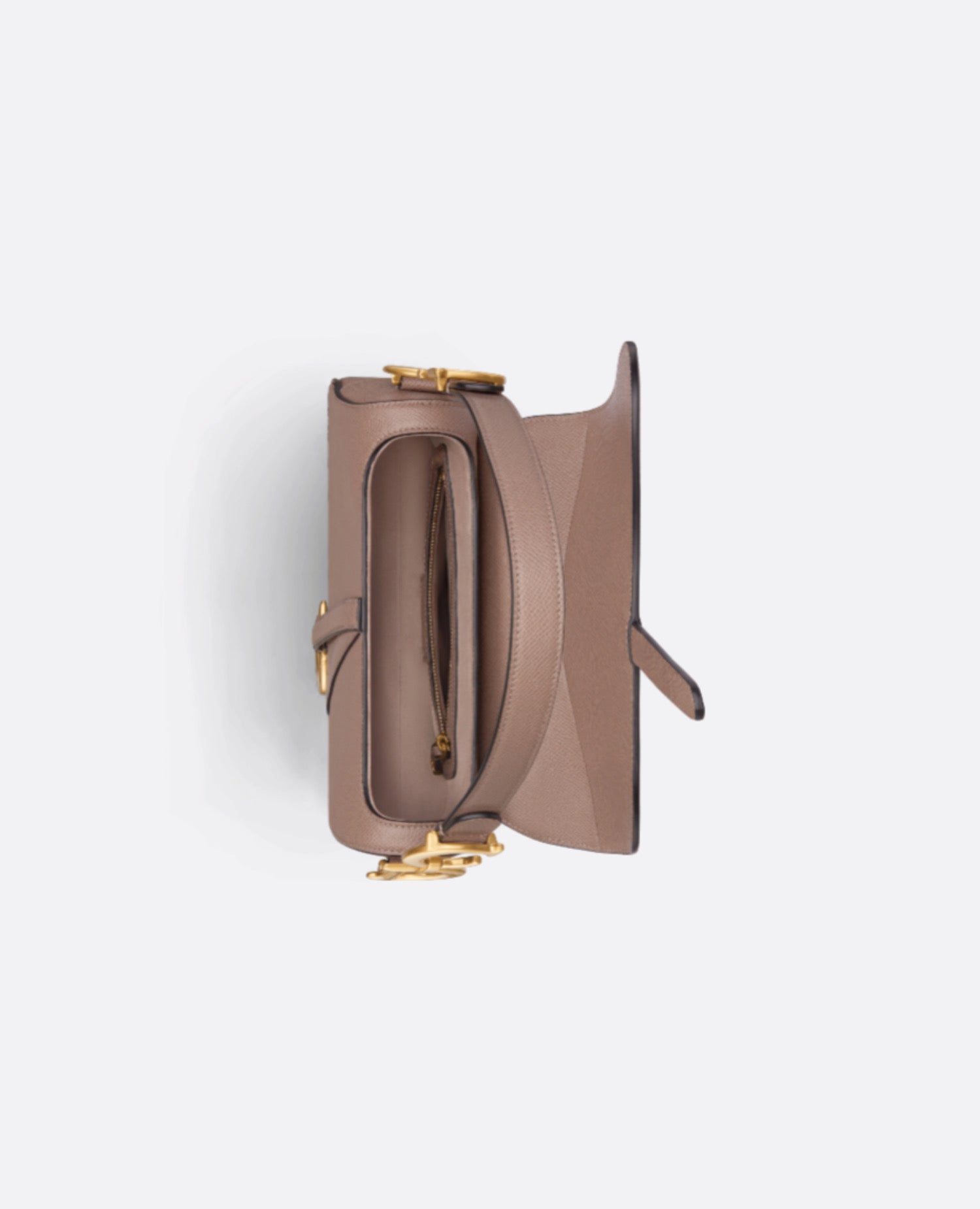 Christian Dior Saddle Bag White Strap