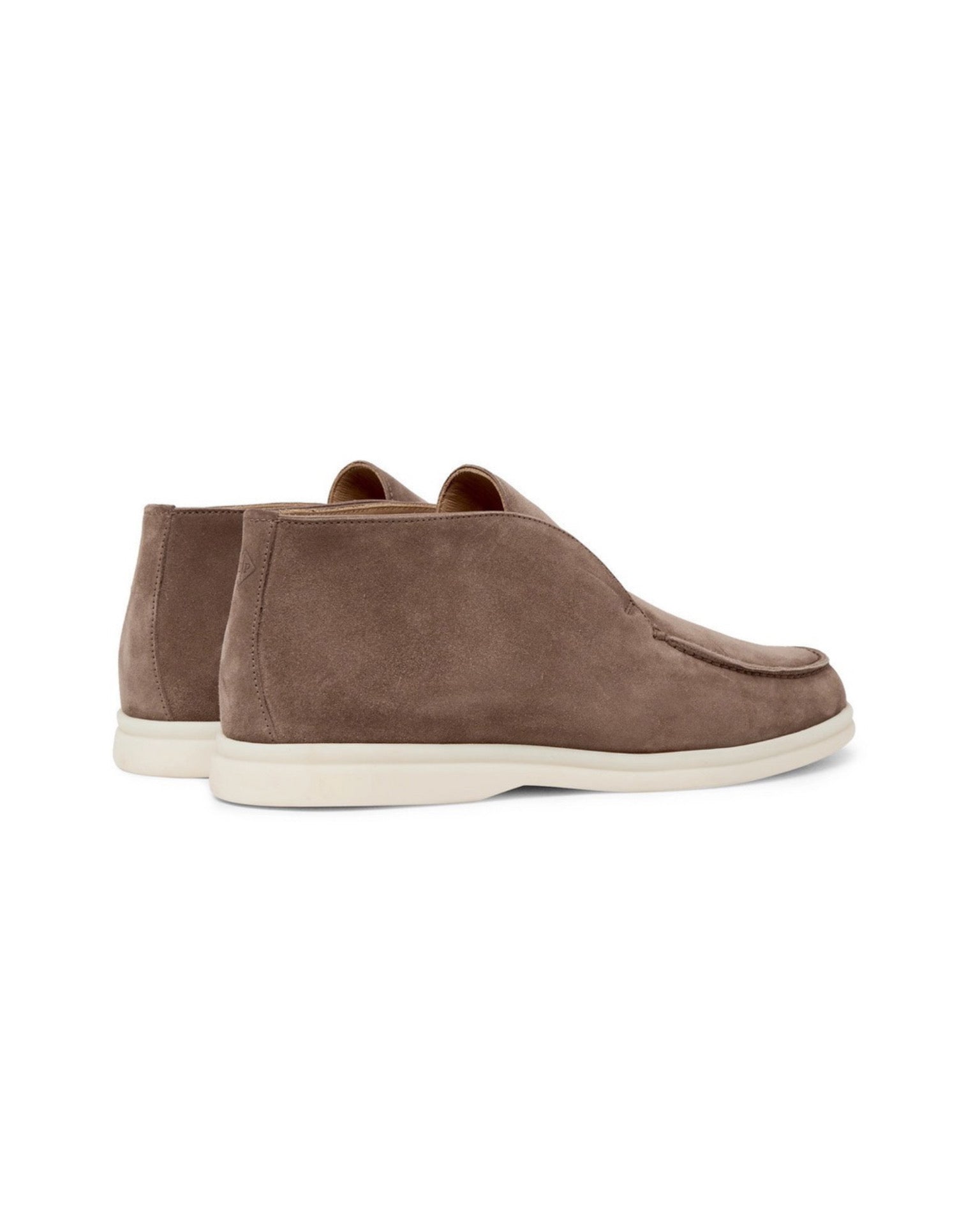 Loro Piana Open Walk Suede Boots Brown