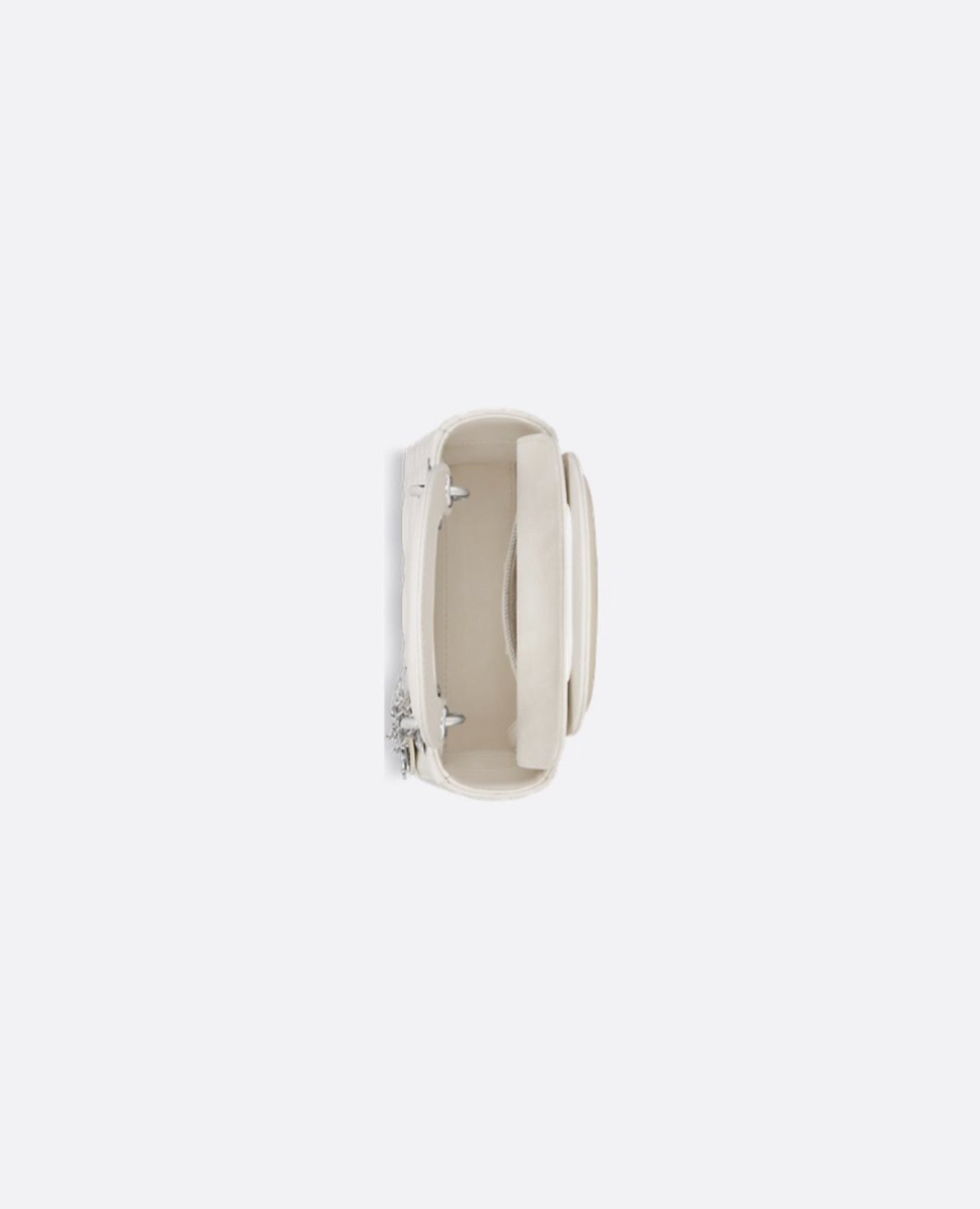 Christian Dior Mini Lady Dior Bag
Latte Silver Hardware