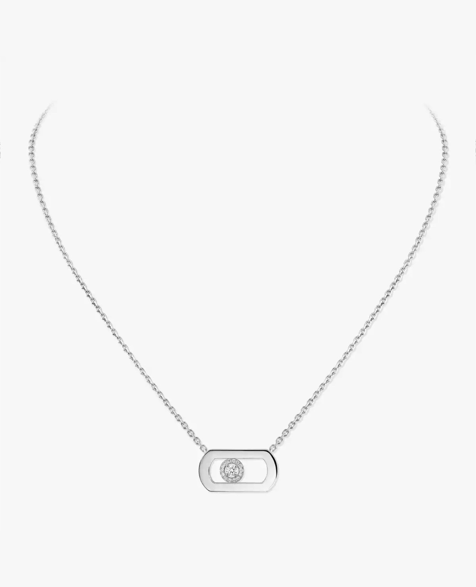 Messika Messika So Move White Gold Diamond Necklace