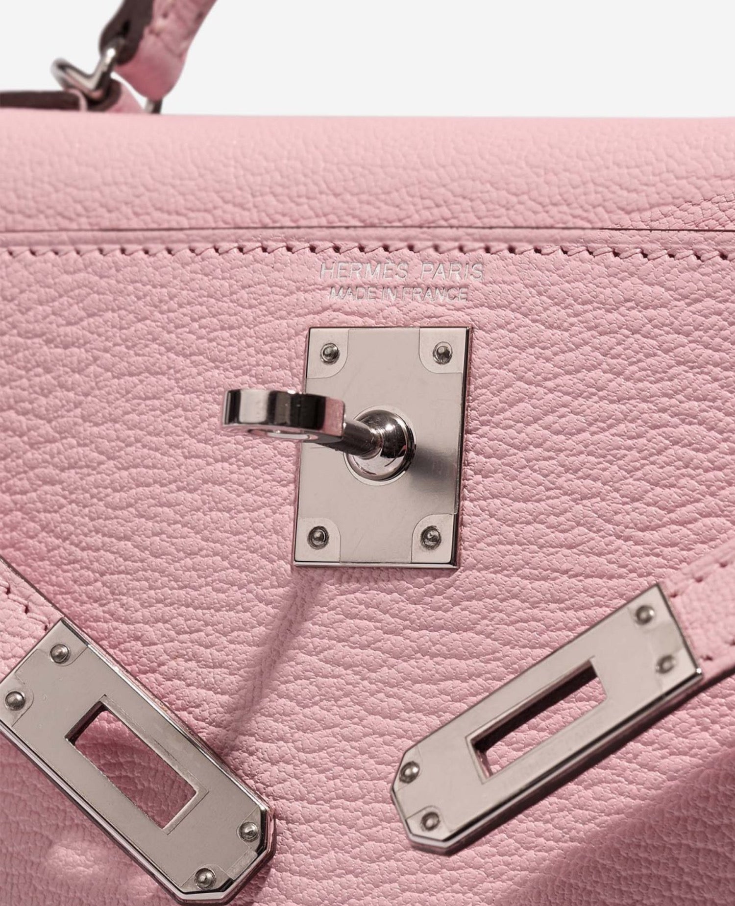 Hermès Kelly Mini Chèvre Rose Sakura