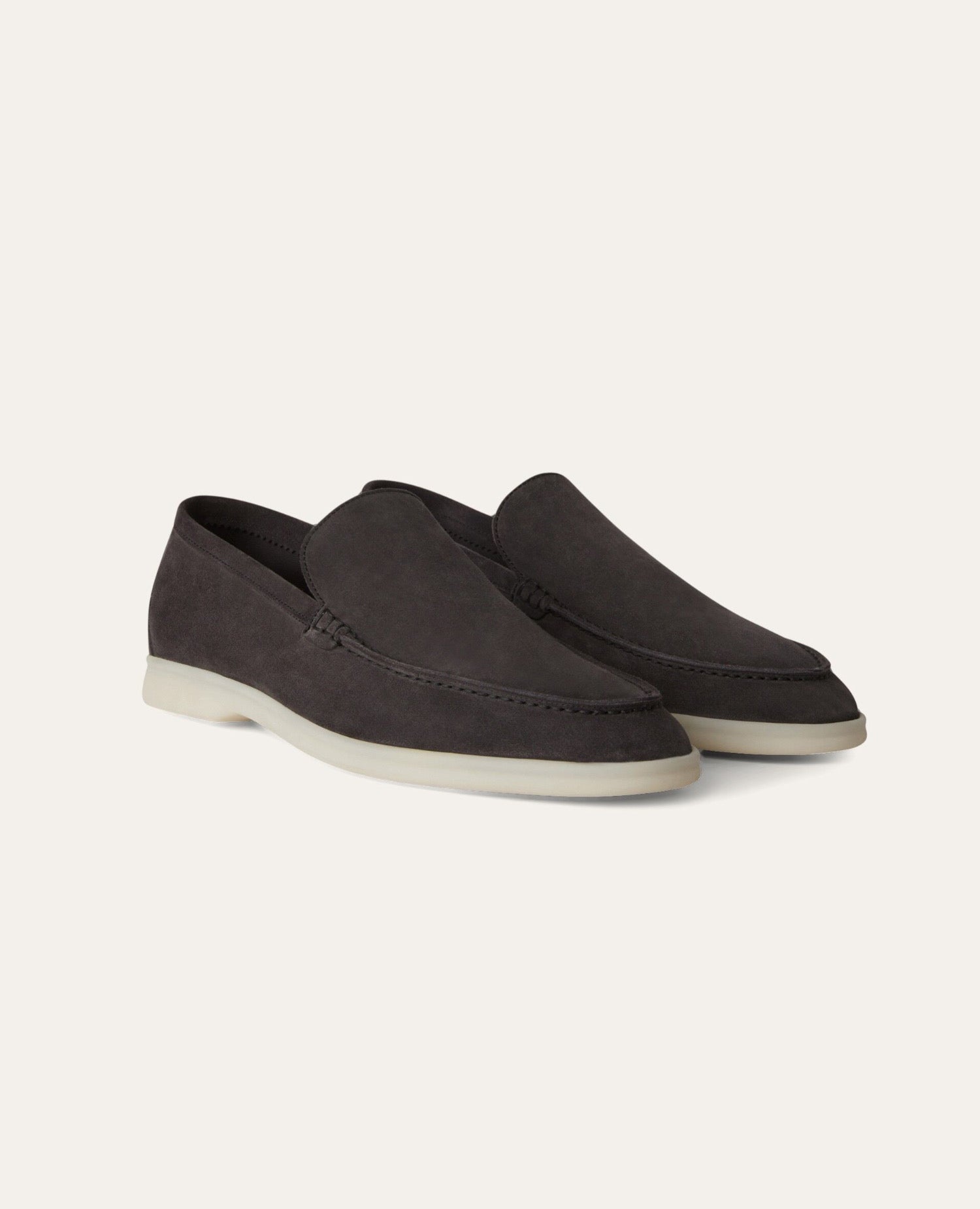 Loro Piana Summer Walk Loafer Caviar