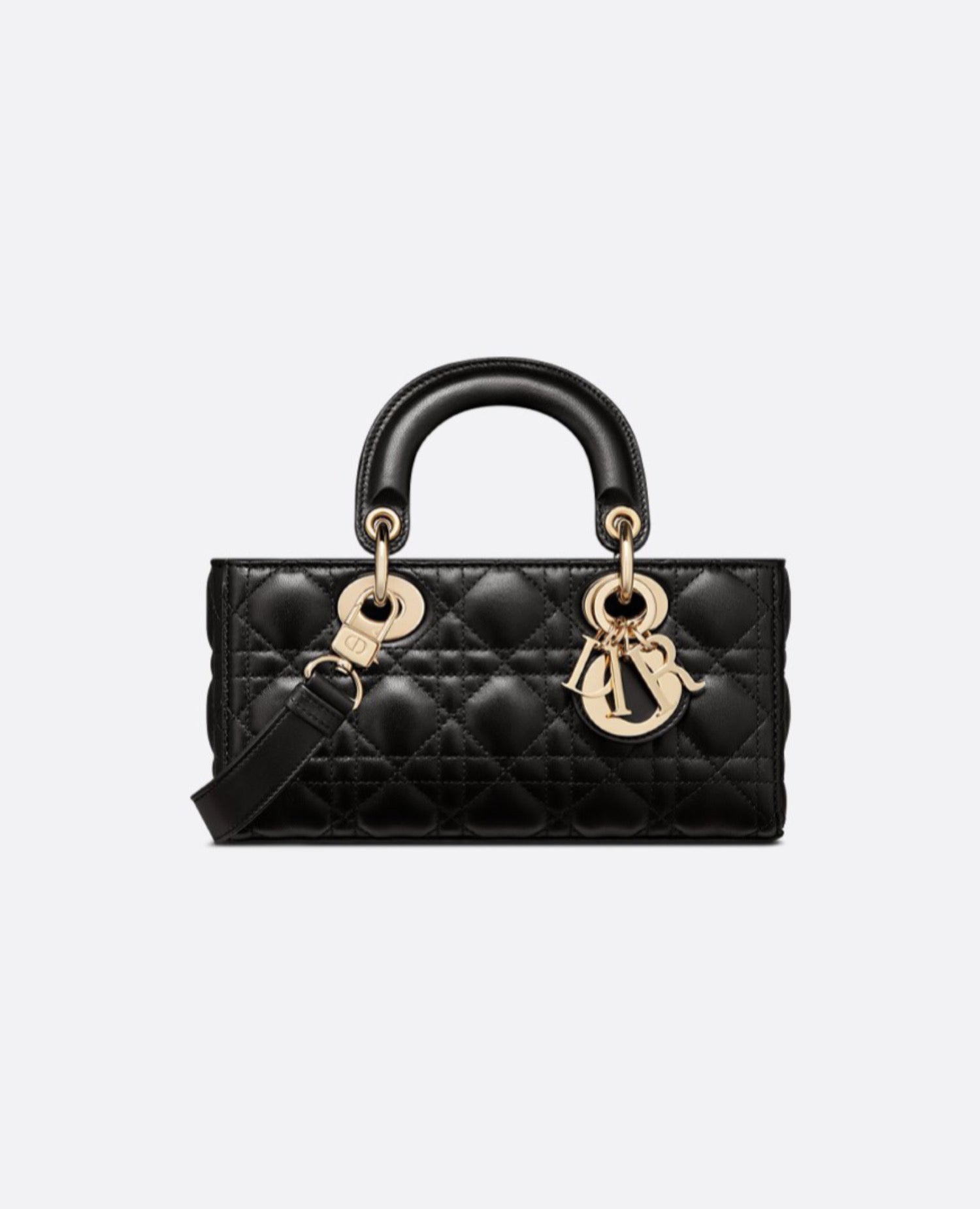 Christian Dior Small Lady D-Joy Bag Black Cannage Lambskin