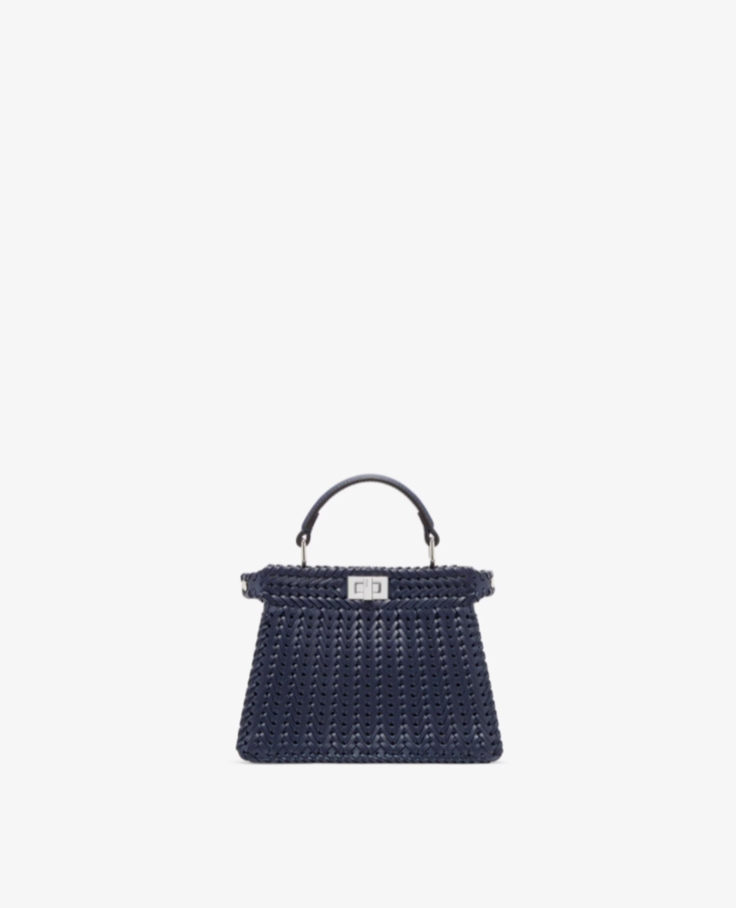 Fendi Peekaboo ISeeU Petite Navy Blue