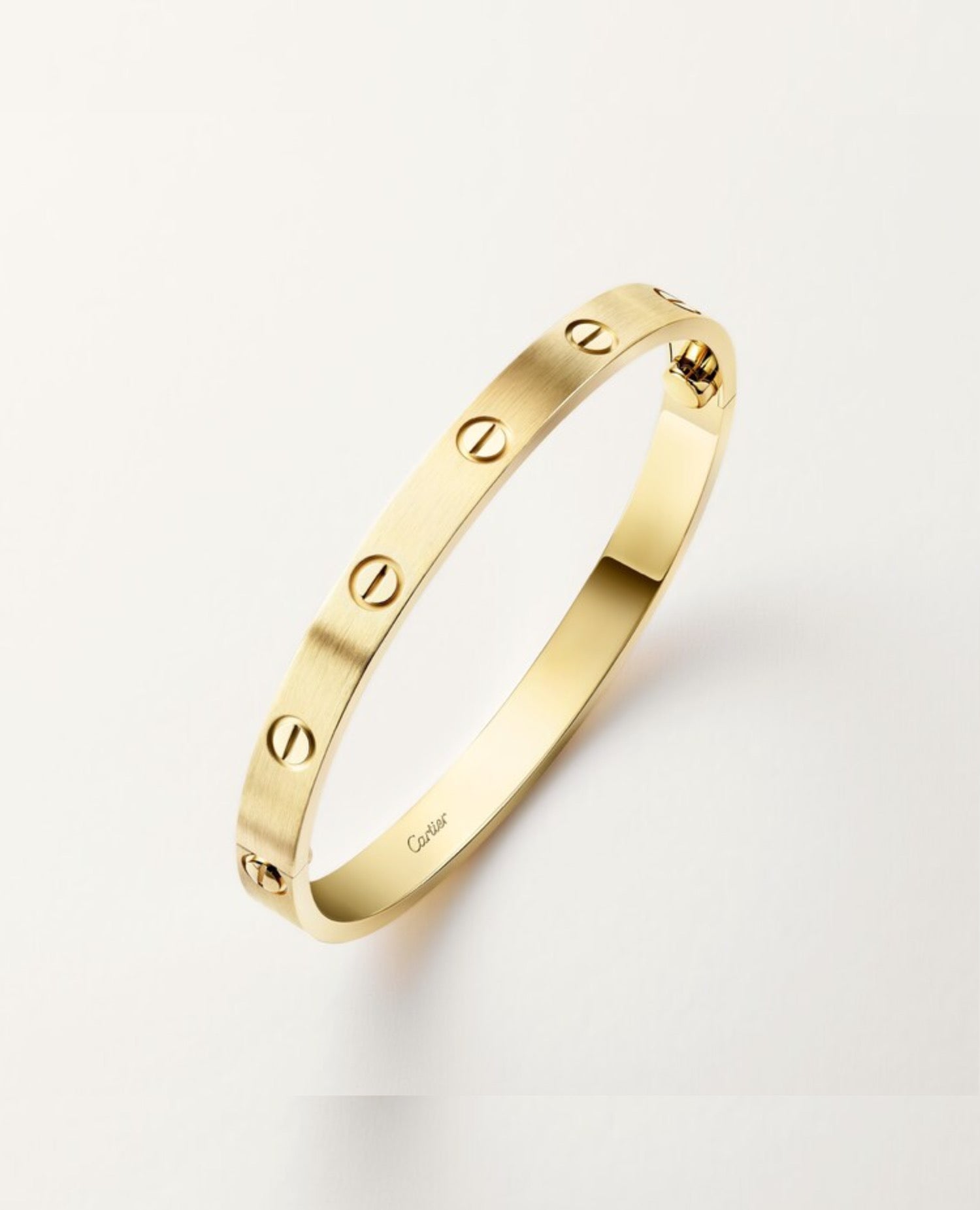 Cartier Love Bracelet, Classic Model, Brushed, Yellow Gold