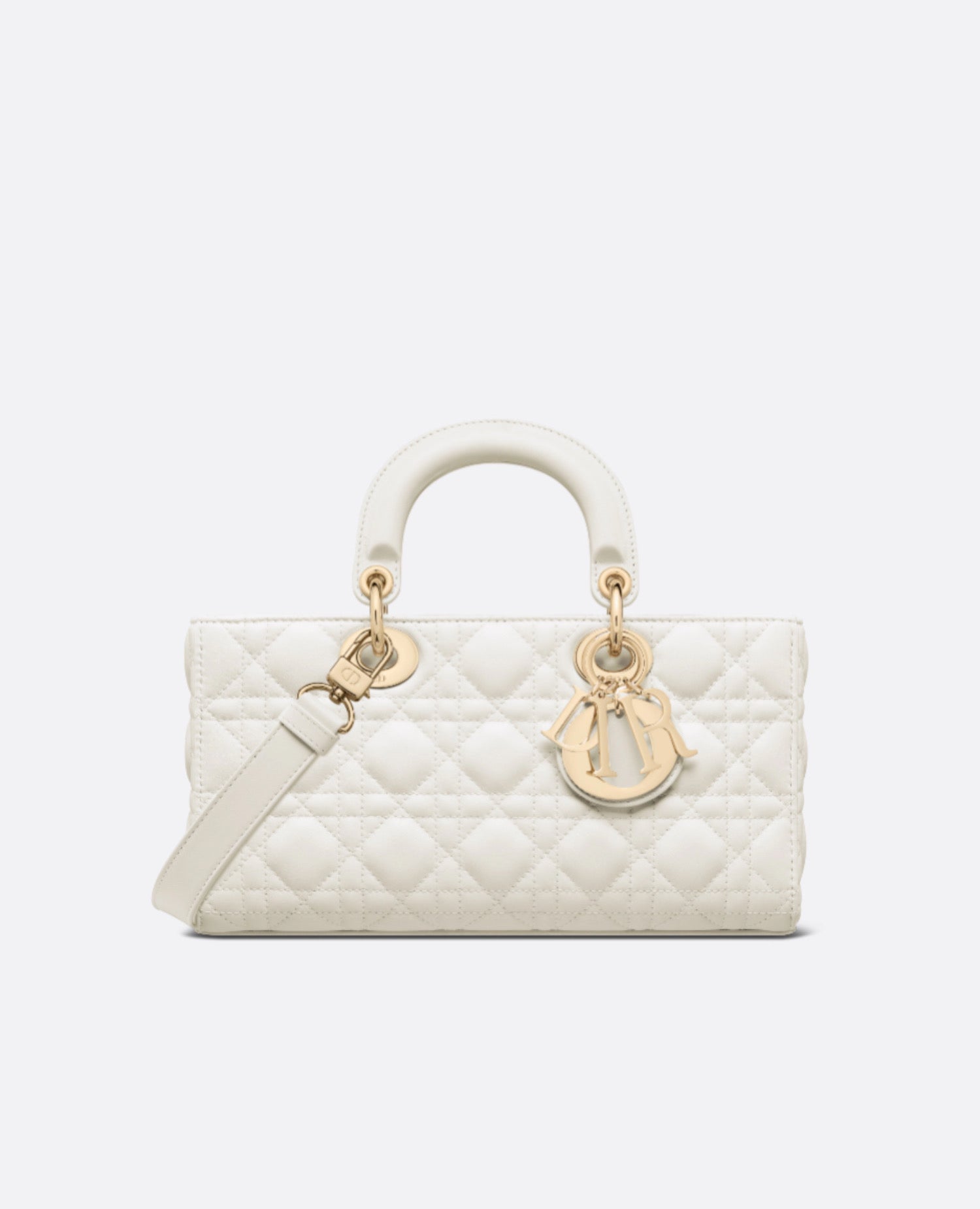 Dior Medium Lady D-Joy Bag Latte Cannage Lambskin