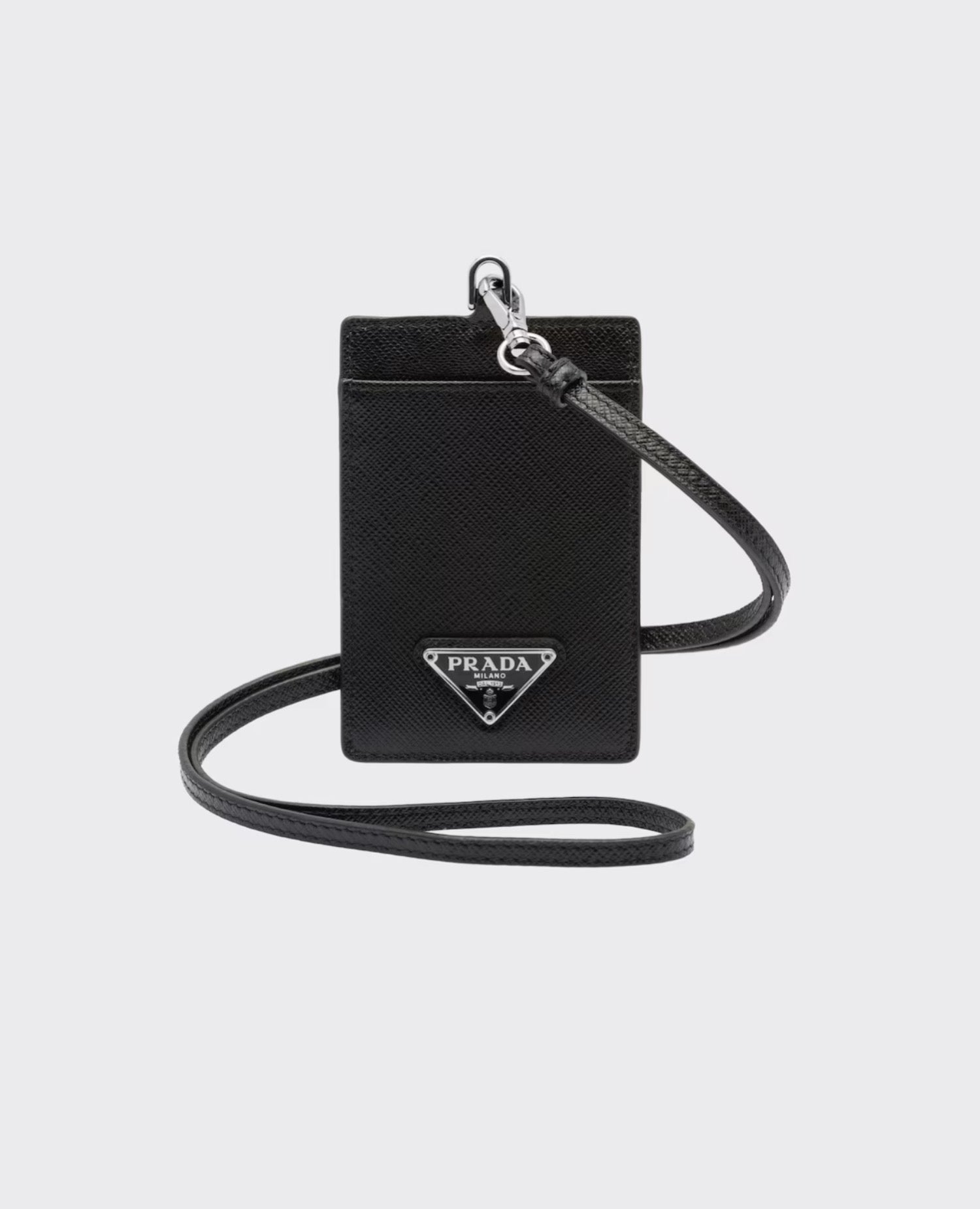 Prada Saffiano Leather Badge Holder