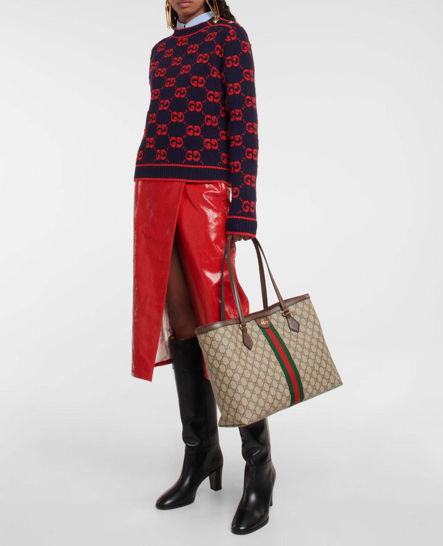 Gucci Ophidia GG Medium Tote Bag