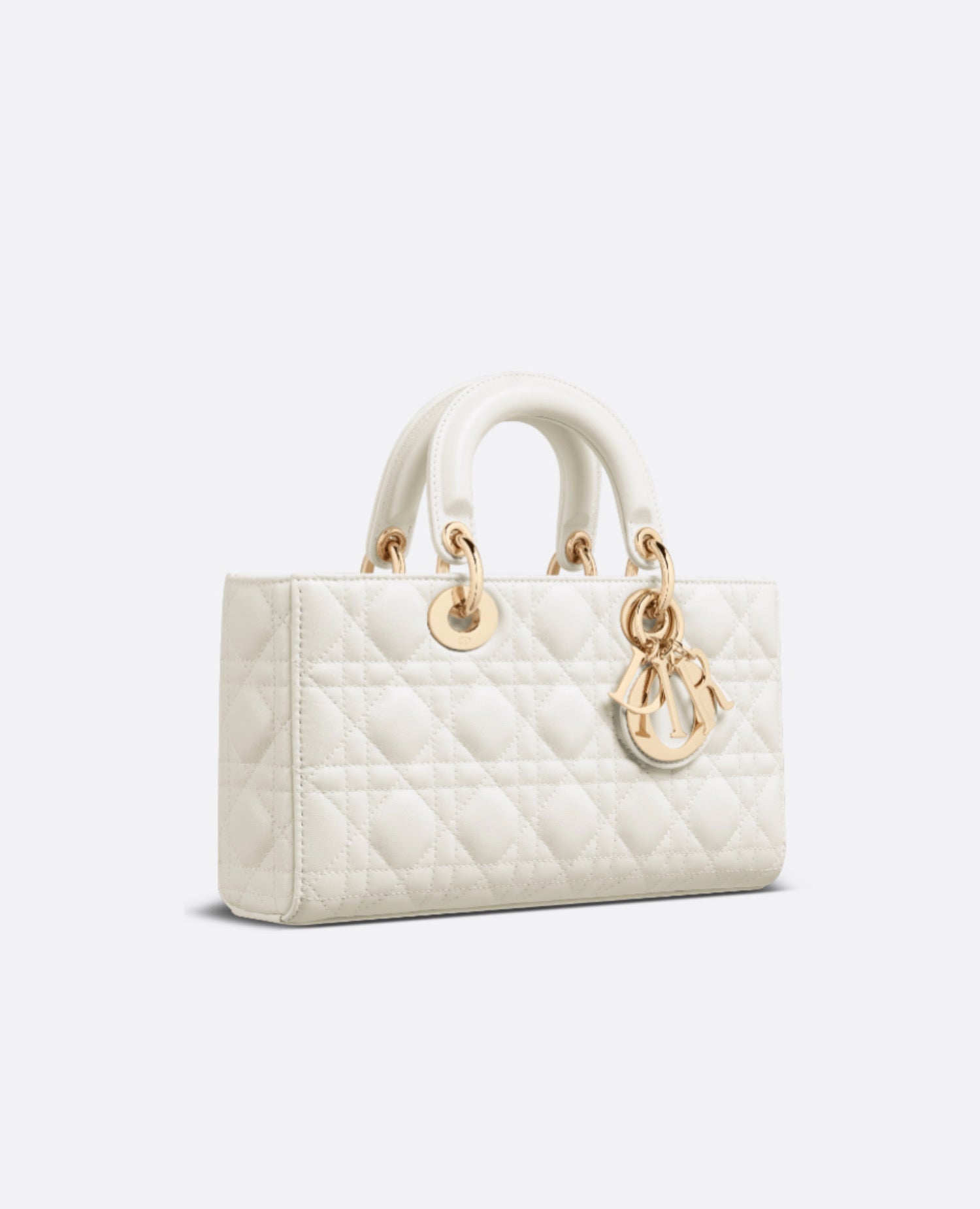 Dior Medium Lady D-Joy Bag Latte Cannage Lambskin