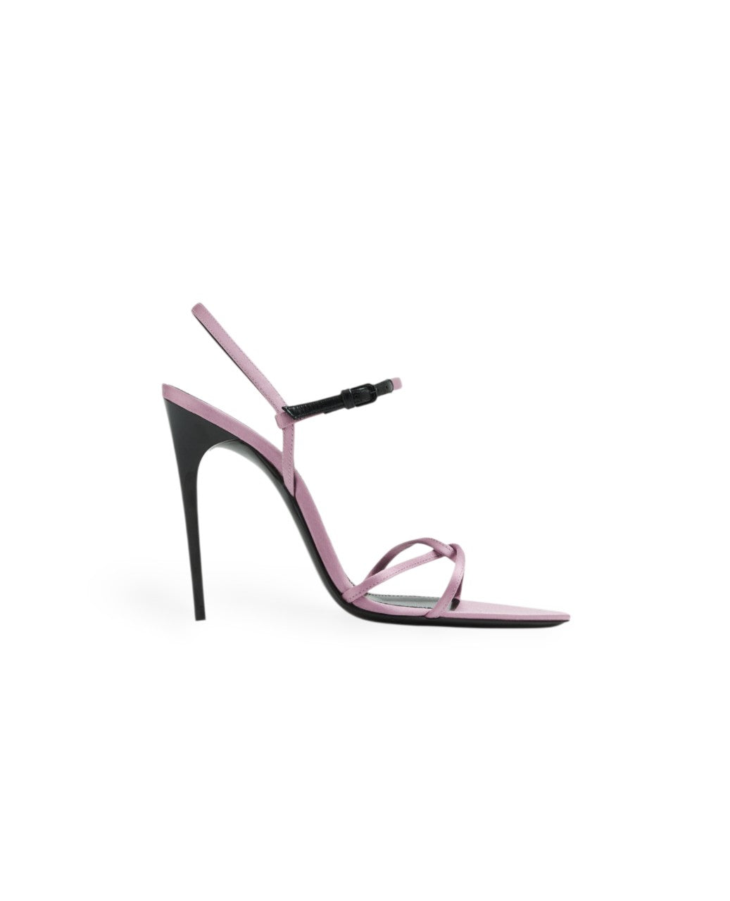 صندل كلارا من سان لوران، من الحرير والساتان