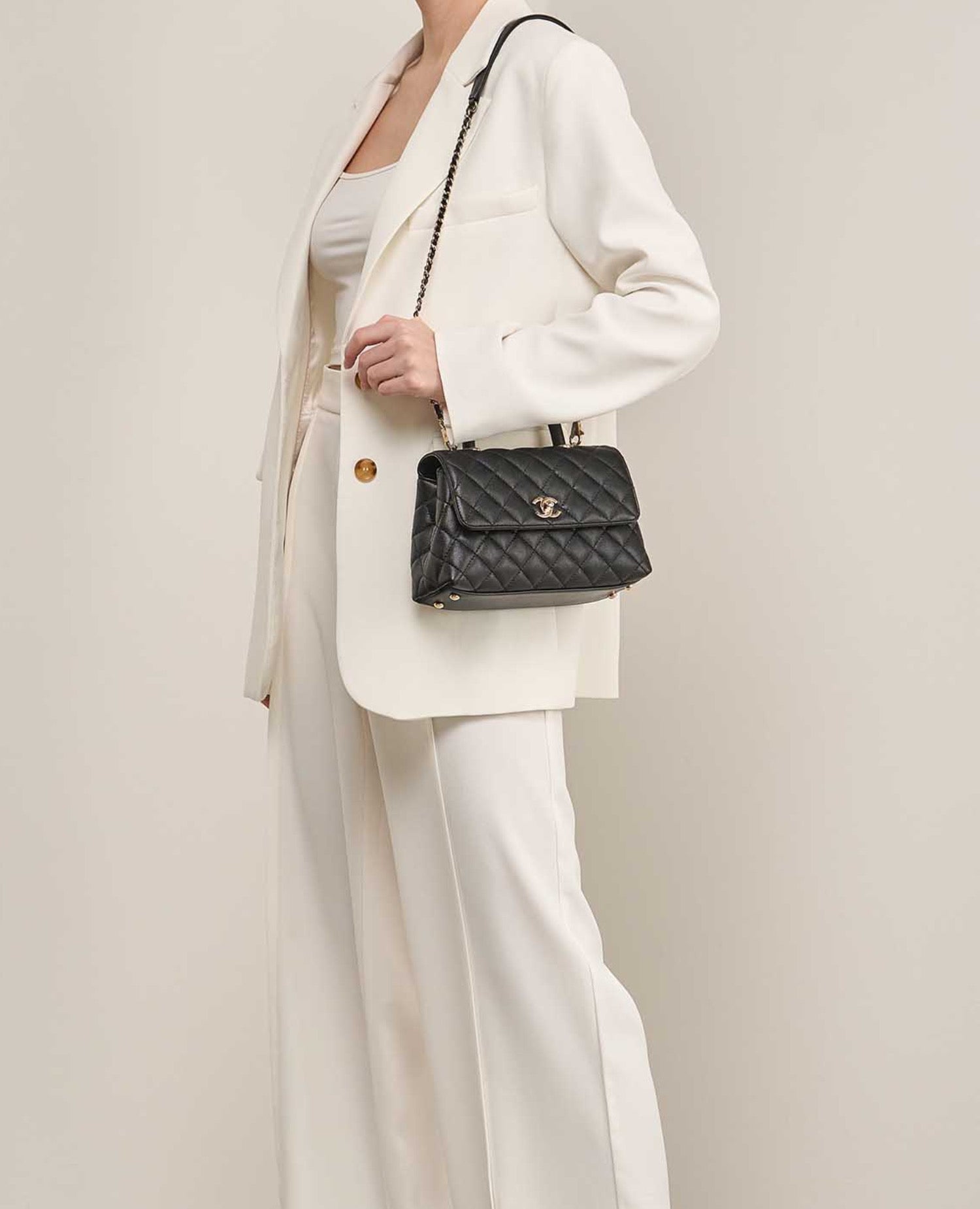 Coco Flap Bag With Top Handle