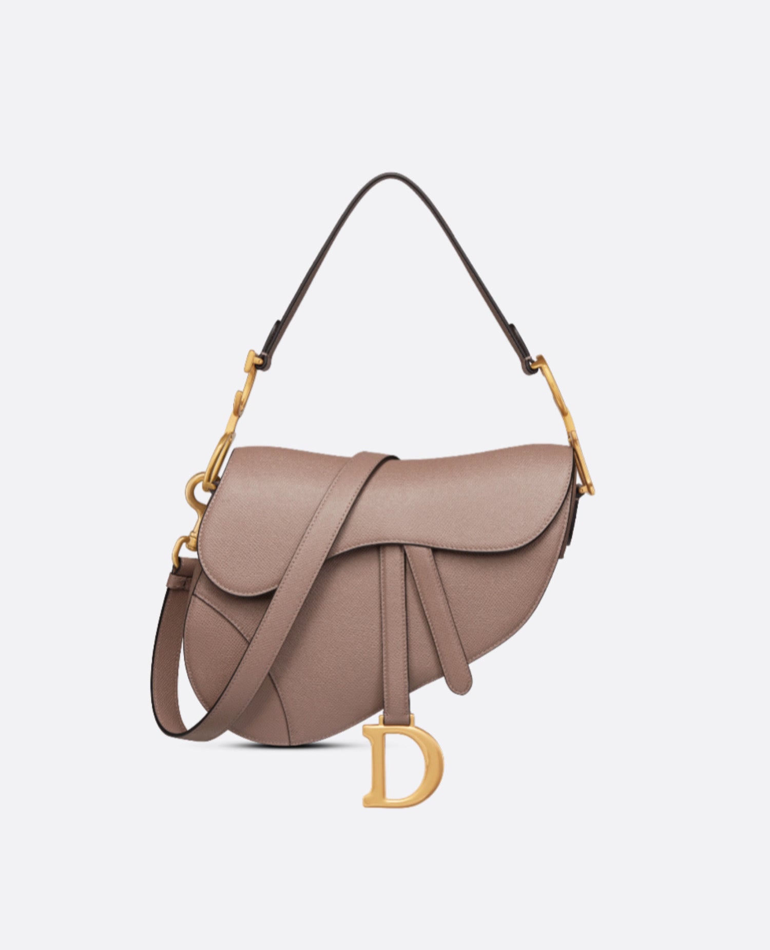 Christian Dior Saddle Bag White Strap