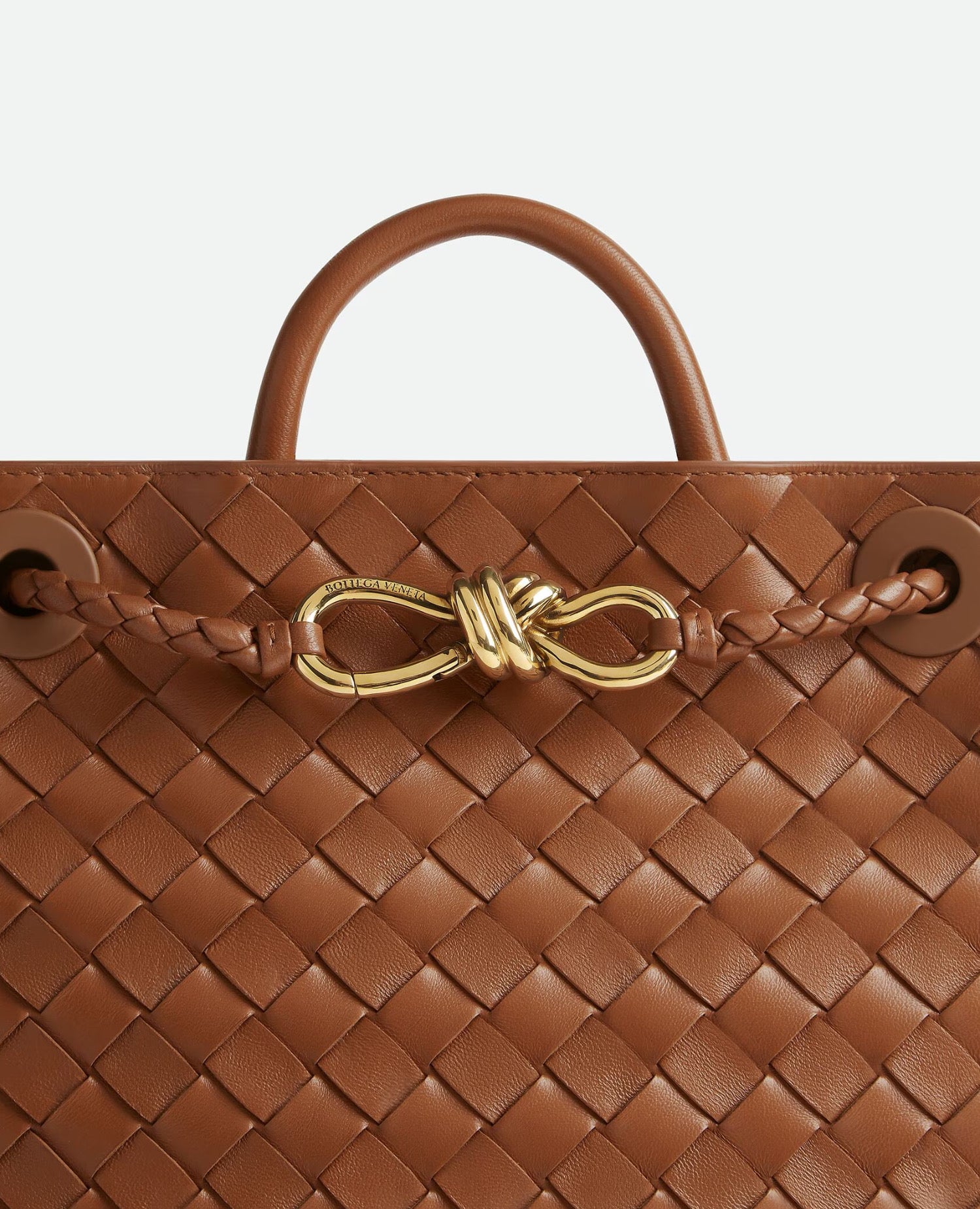 Bottega Veneta Small Andiamo Cognac