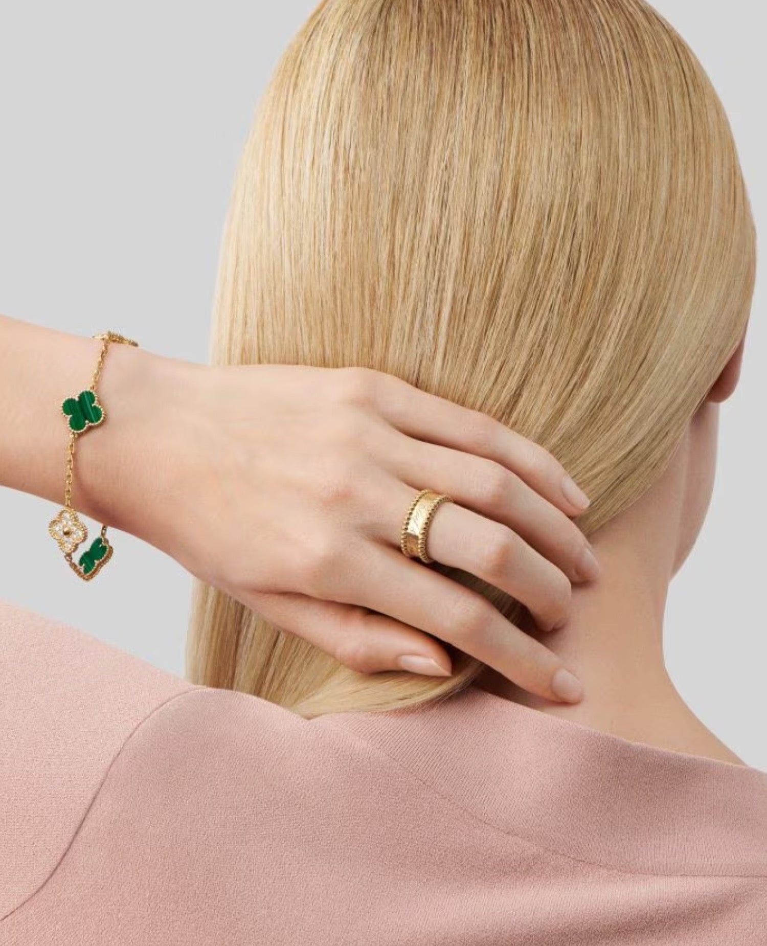 Van Cleef Vintage Alhambra Bracelet, 5 motifs