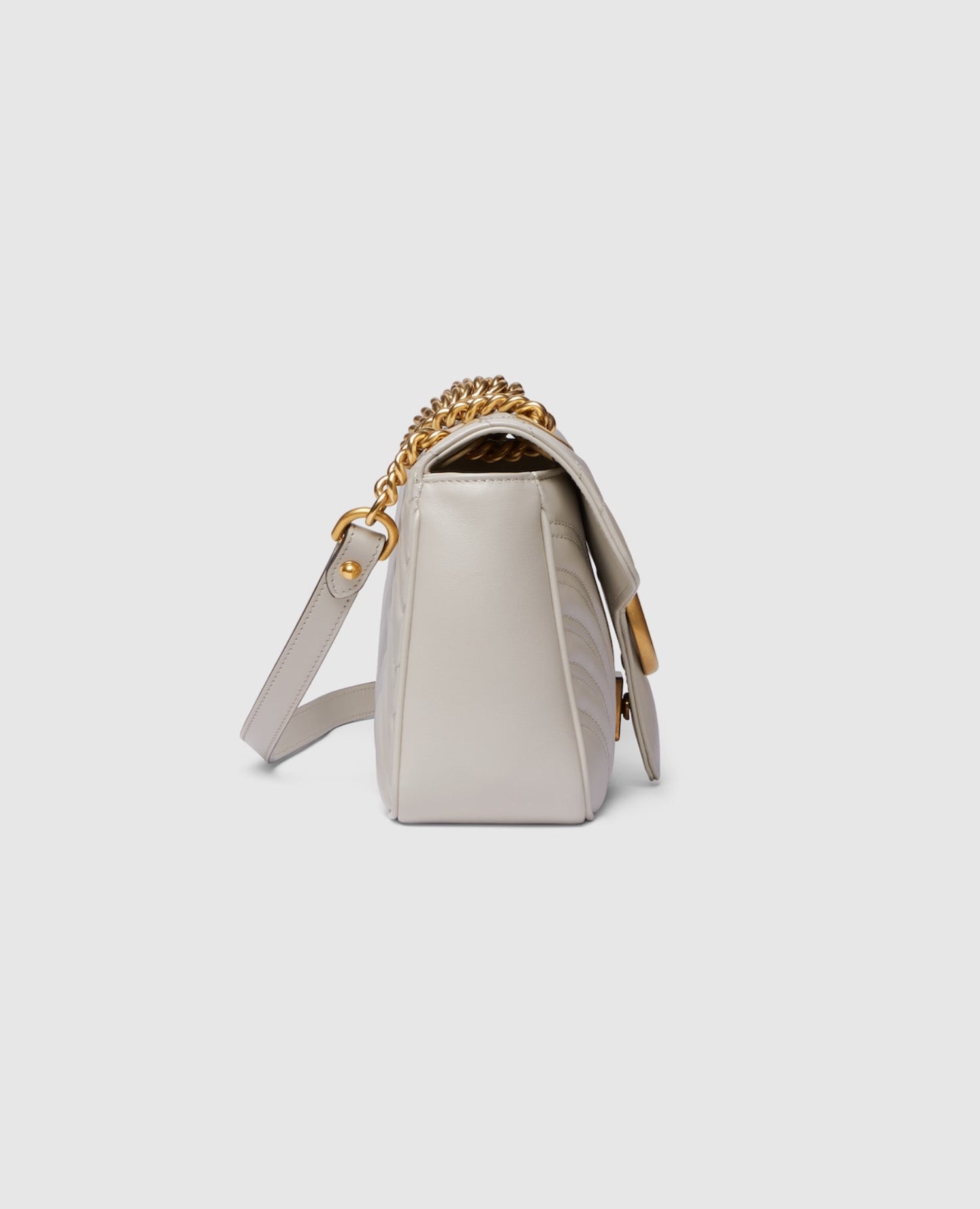 Gucci GG Marmont Small Shoulder Bag White