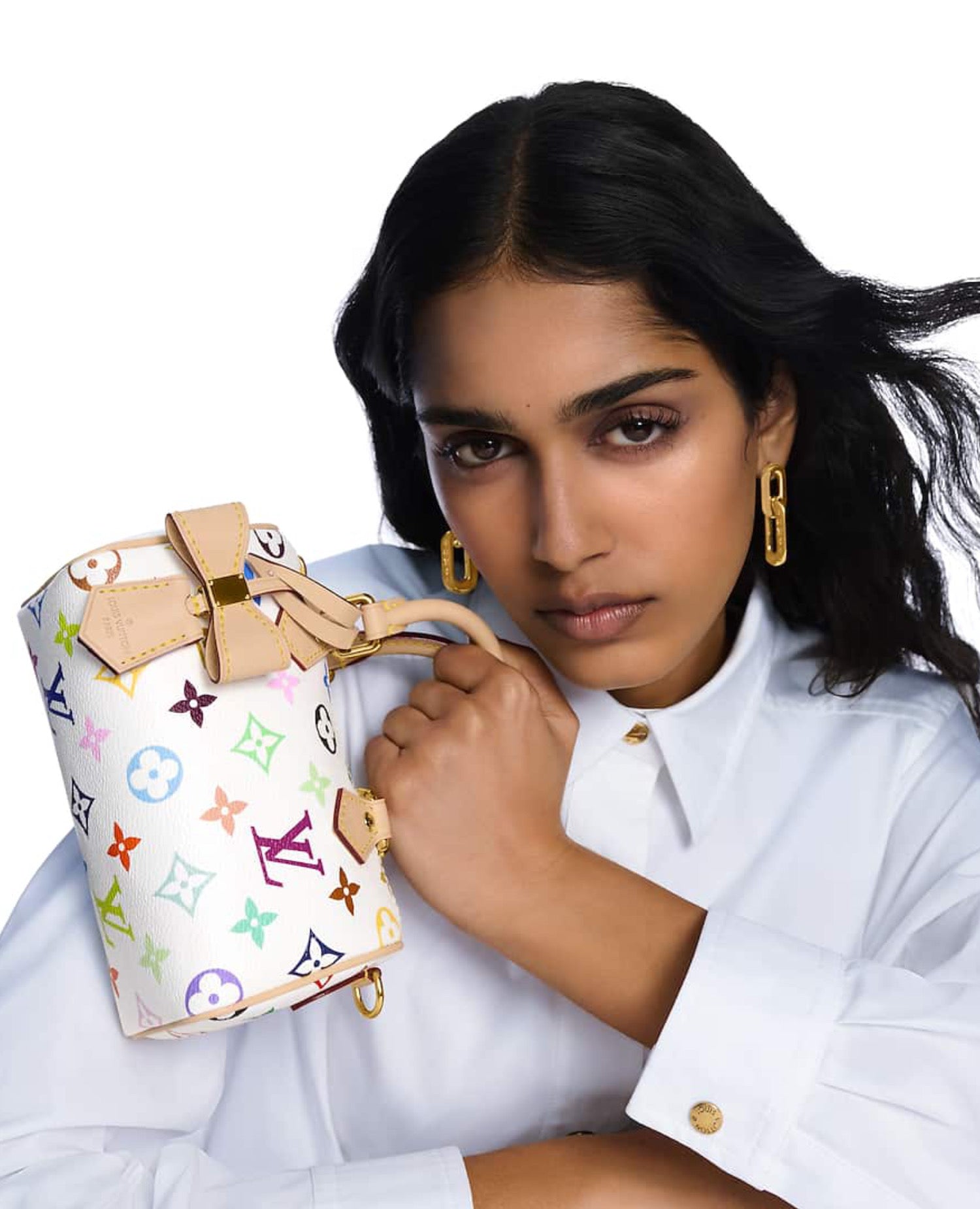 Louis Vuitton LV x TM Nano Speedy Bag Multicolored White