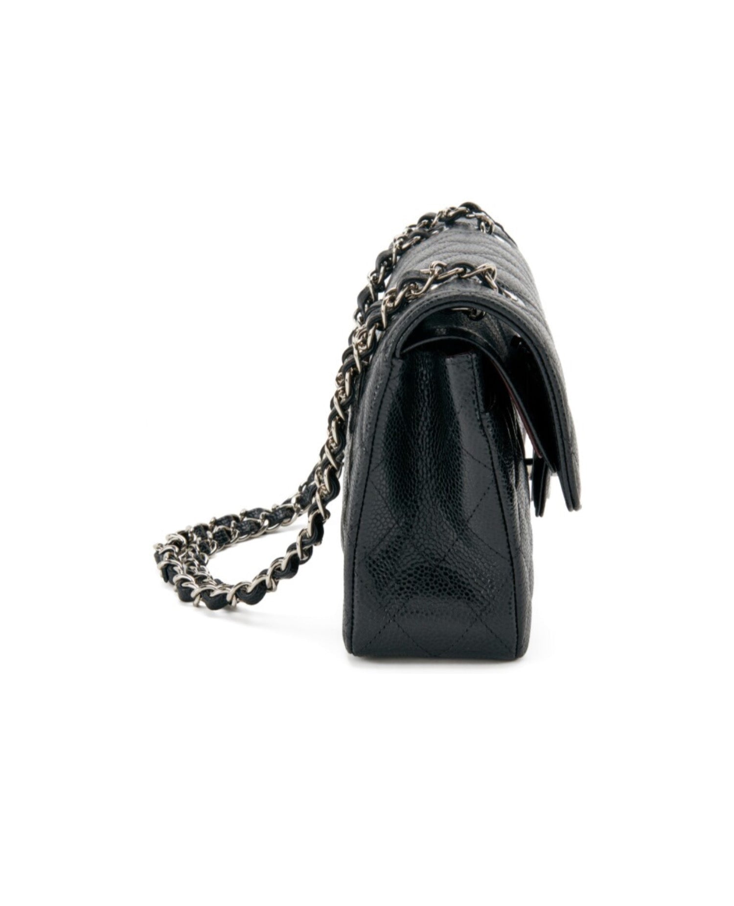 Coco Small Classic Double Flap Silver Hardware