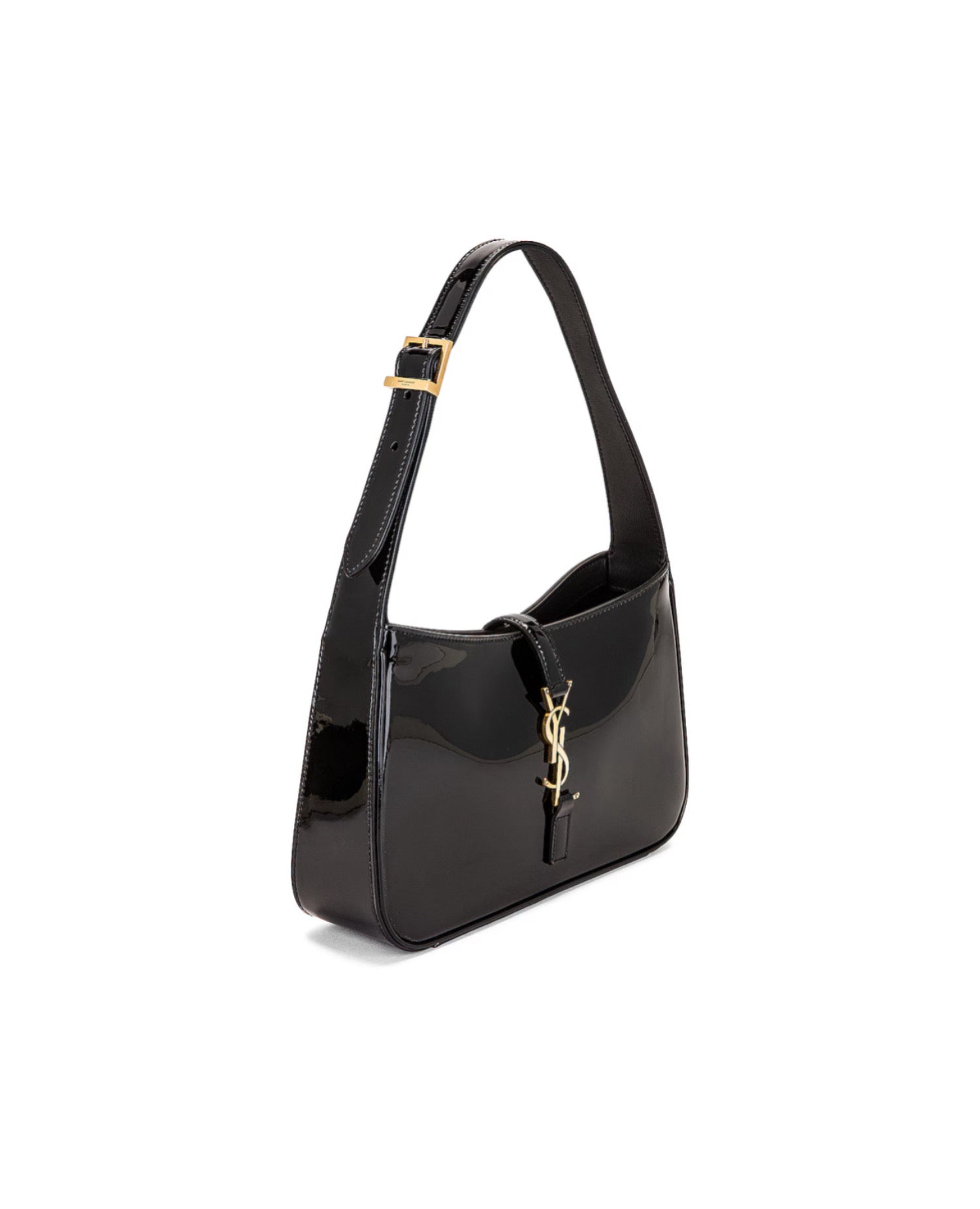 Saint Laurent Le 5 A 7 Patent Hobo Bag