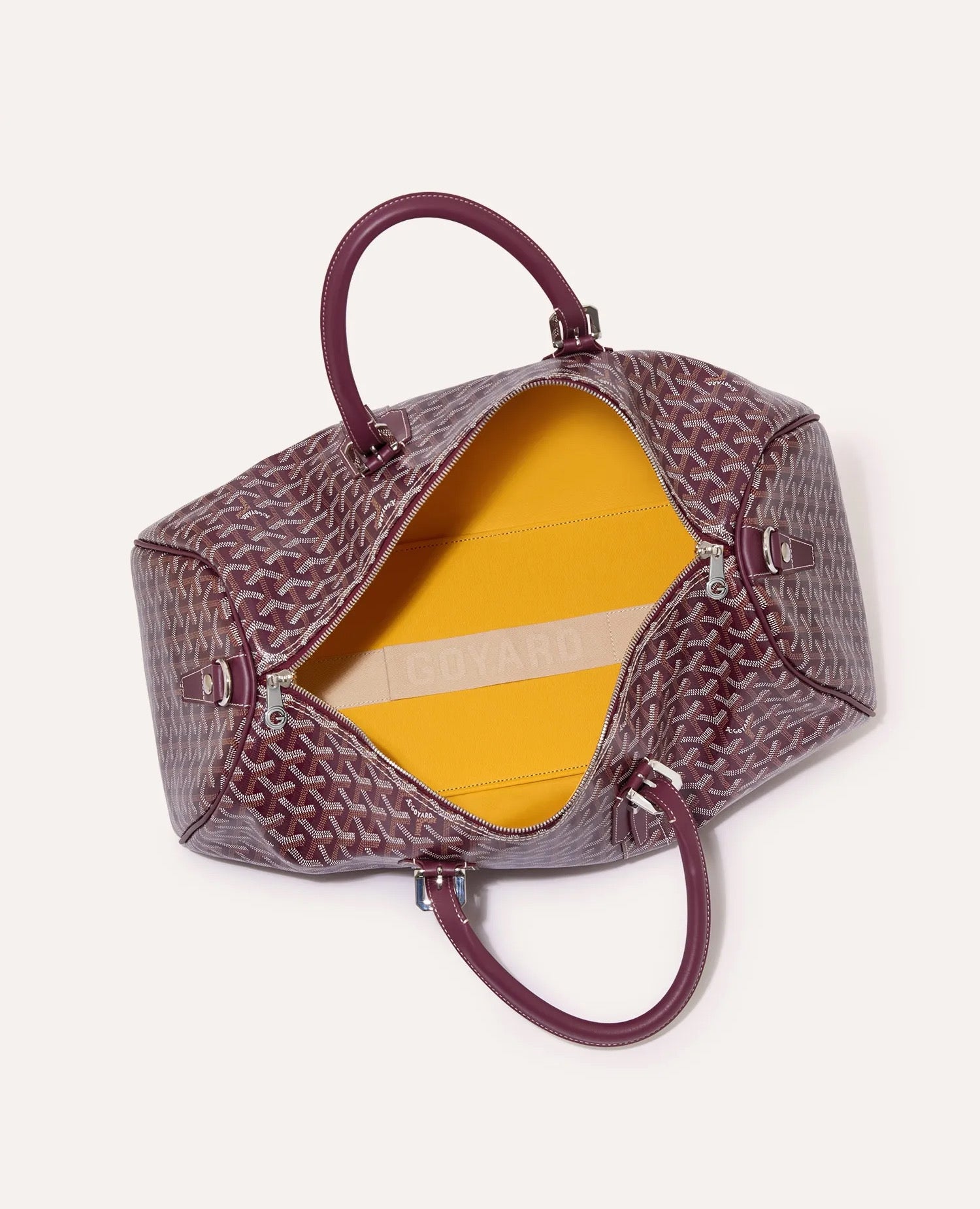 Goyard Boston 45 bag Burgundy