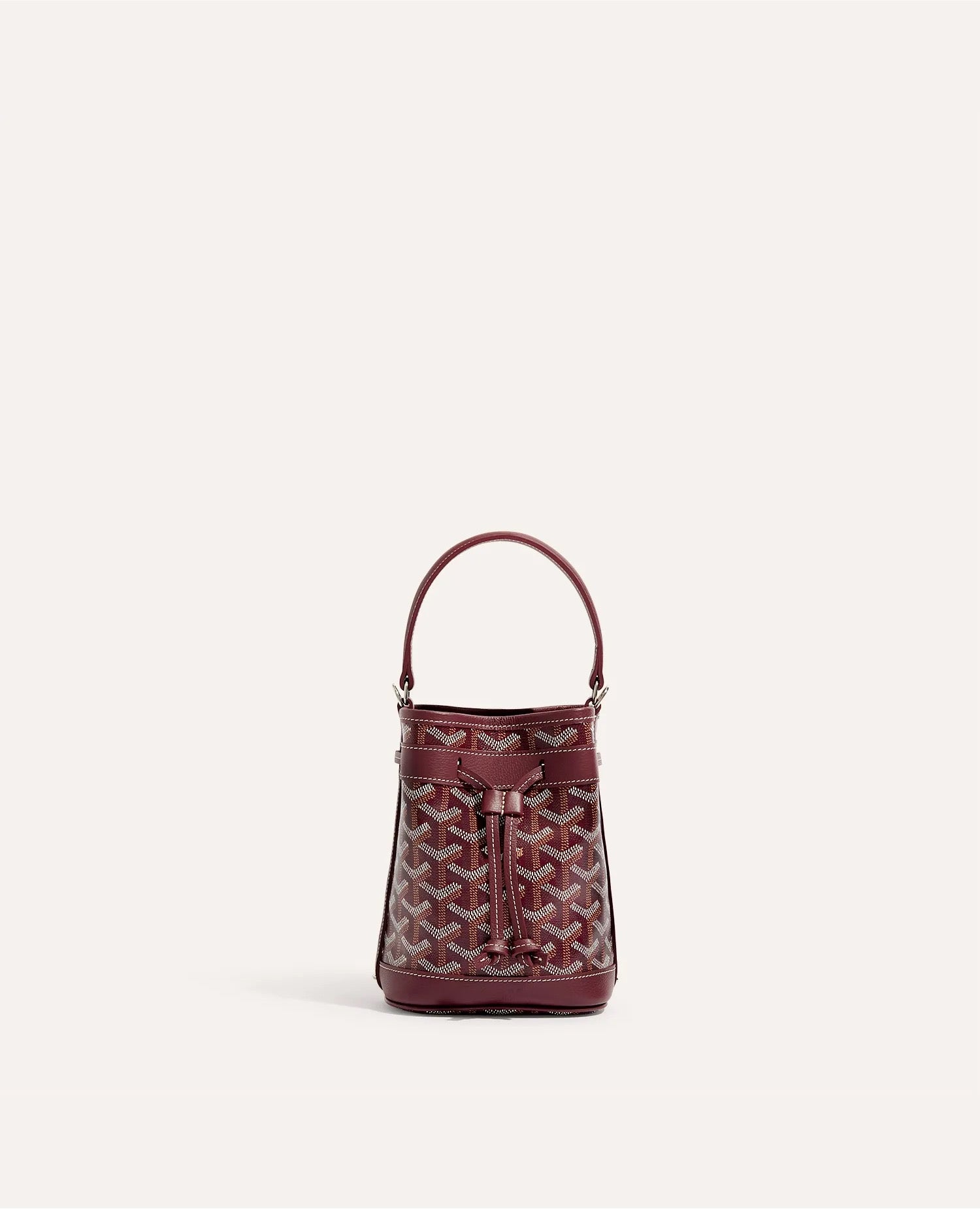 GYD Petit Flot Mini Bucket Bag Burgundy